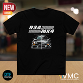 NISSAN R34 MK4 (AS Colour 500) T-Shirt
