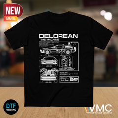 Delorean Back to the Future (AS Colour 5001) T-Shirt