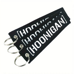 Hoonigan - Embroided Key Ring Key Chain