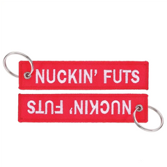 Nuckin Futs - Embroided Key Ring Key Chain