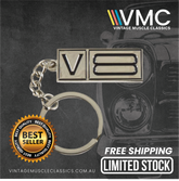 Fairlane 500 ZD Fender Badge Key Ring