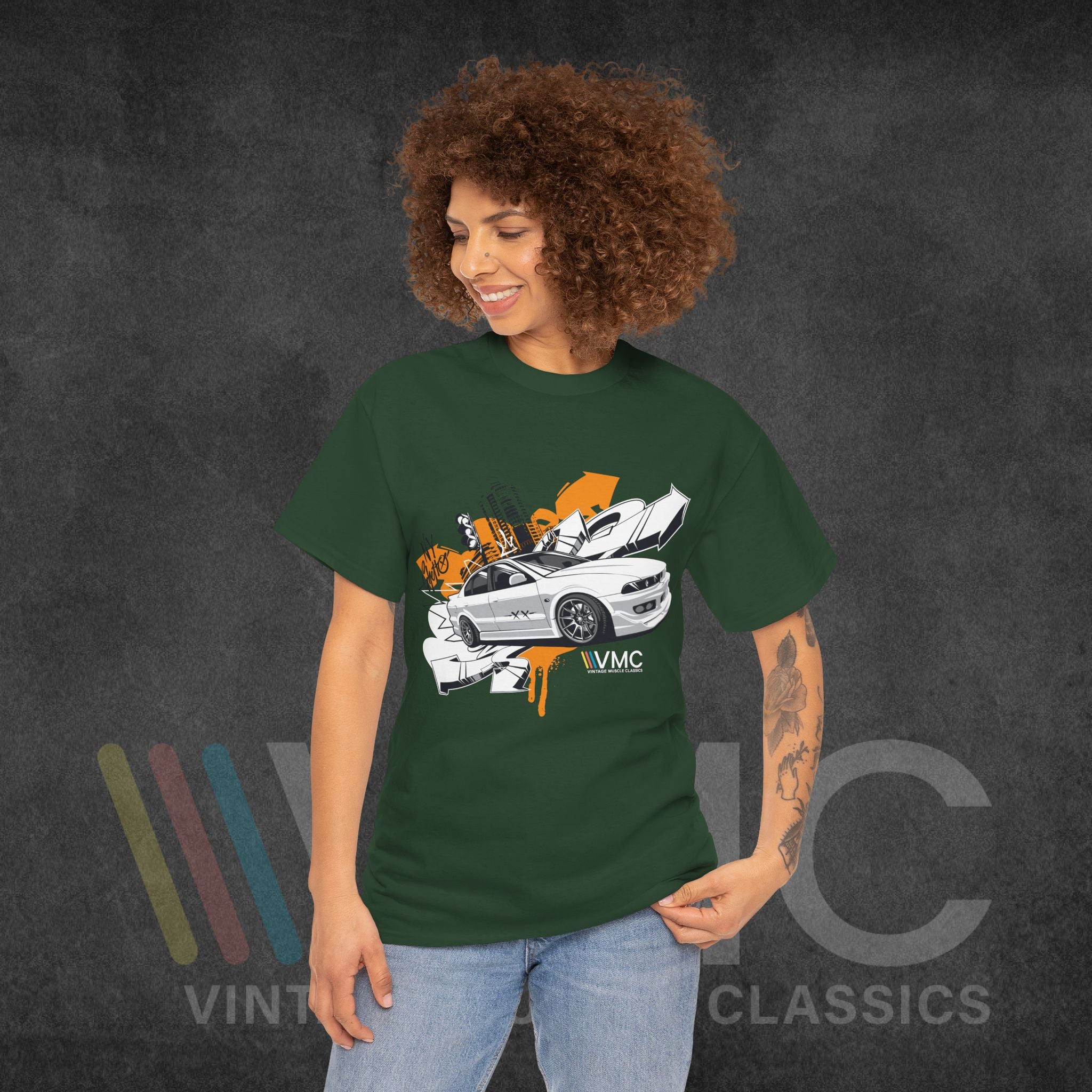 Skyline Drift - Unisex Heavy Cotton Tee