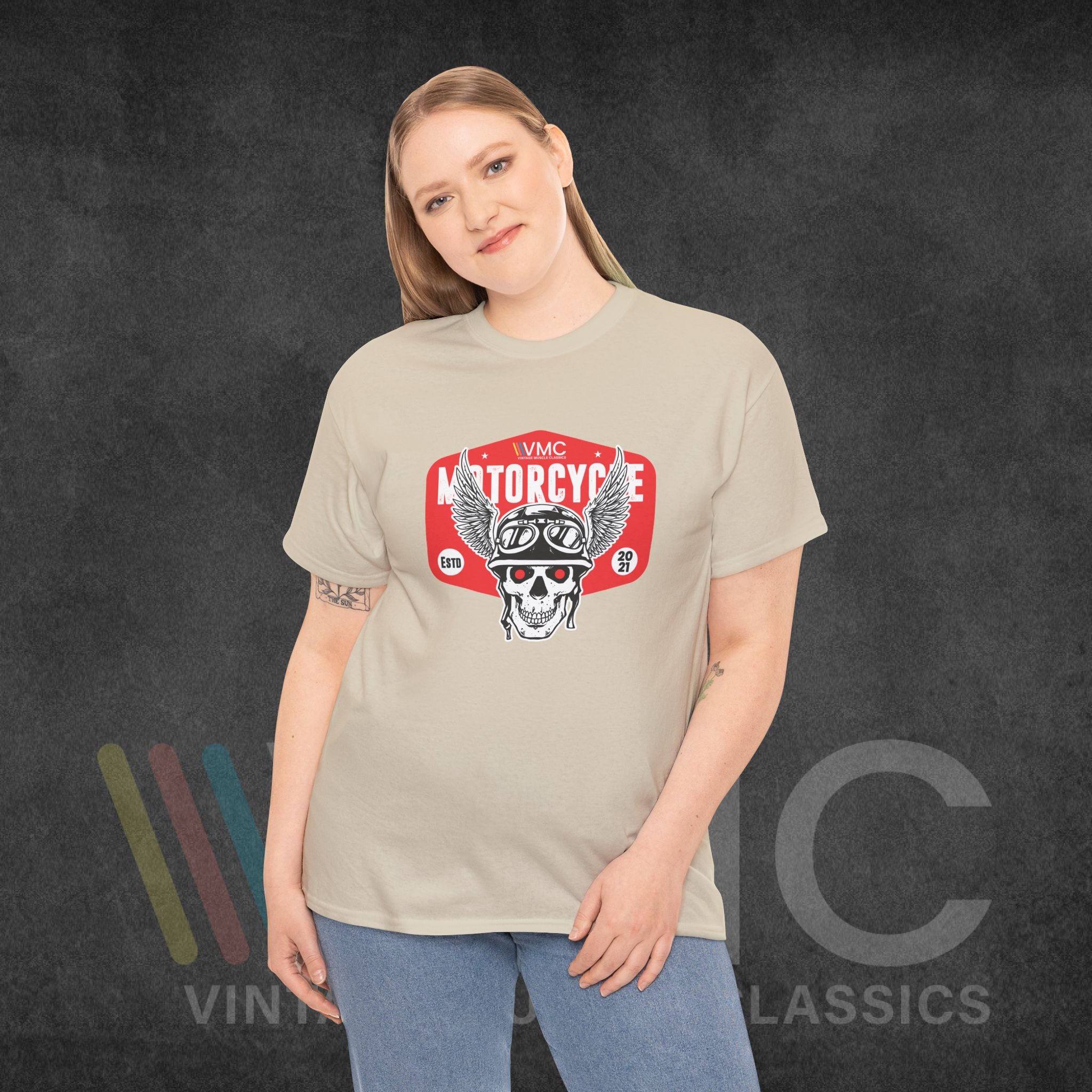 VMC Motorcycle - Unisex Heavy Cotton Tee