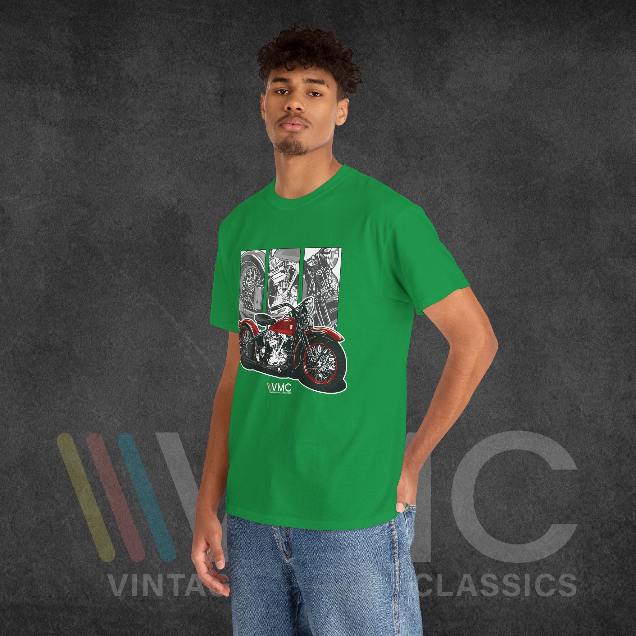 Classic Motorcycle - Unisex Heavy Cotton Tee