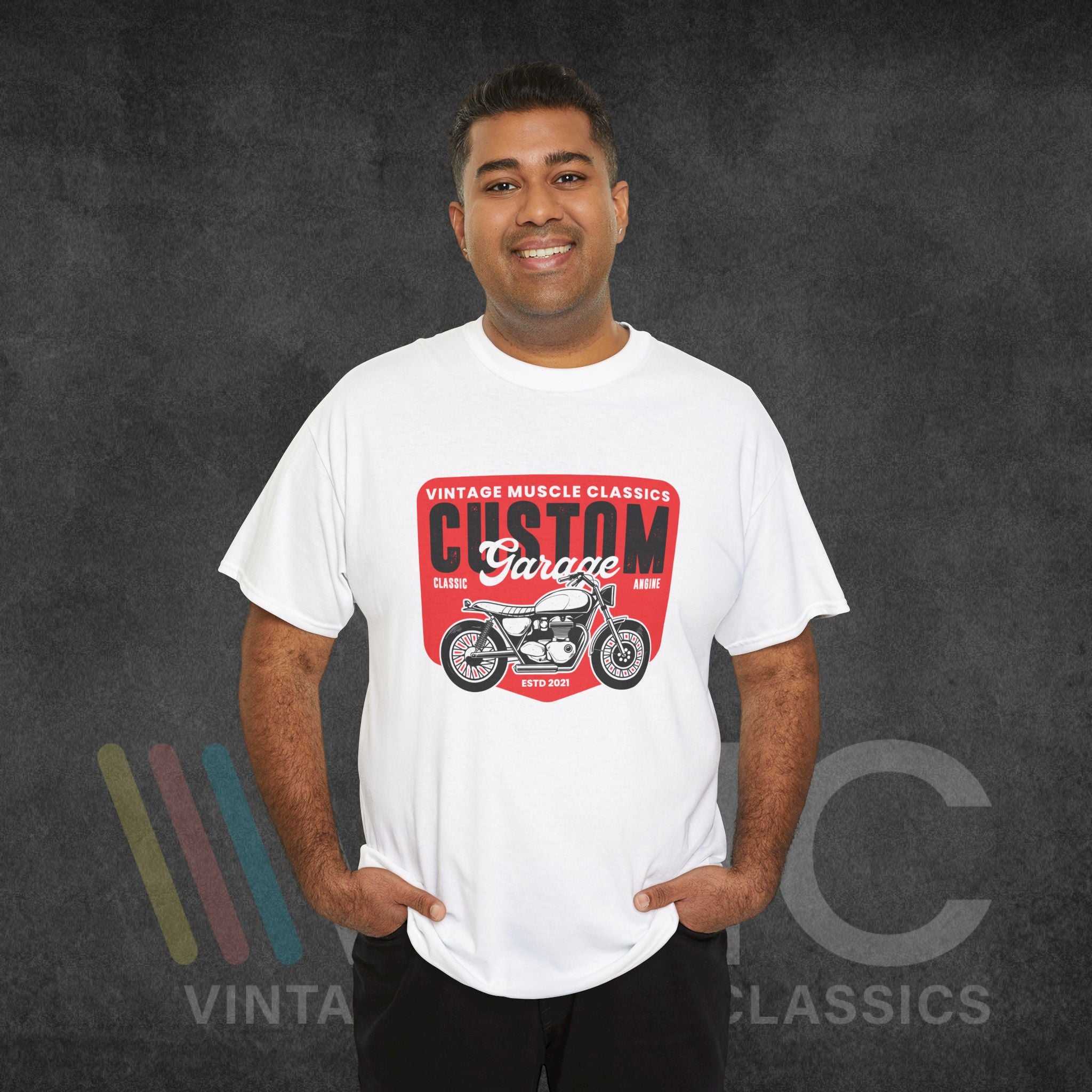 CMV Motorcycle - Unisex Heavy Cotton Tee