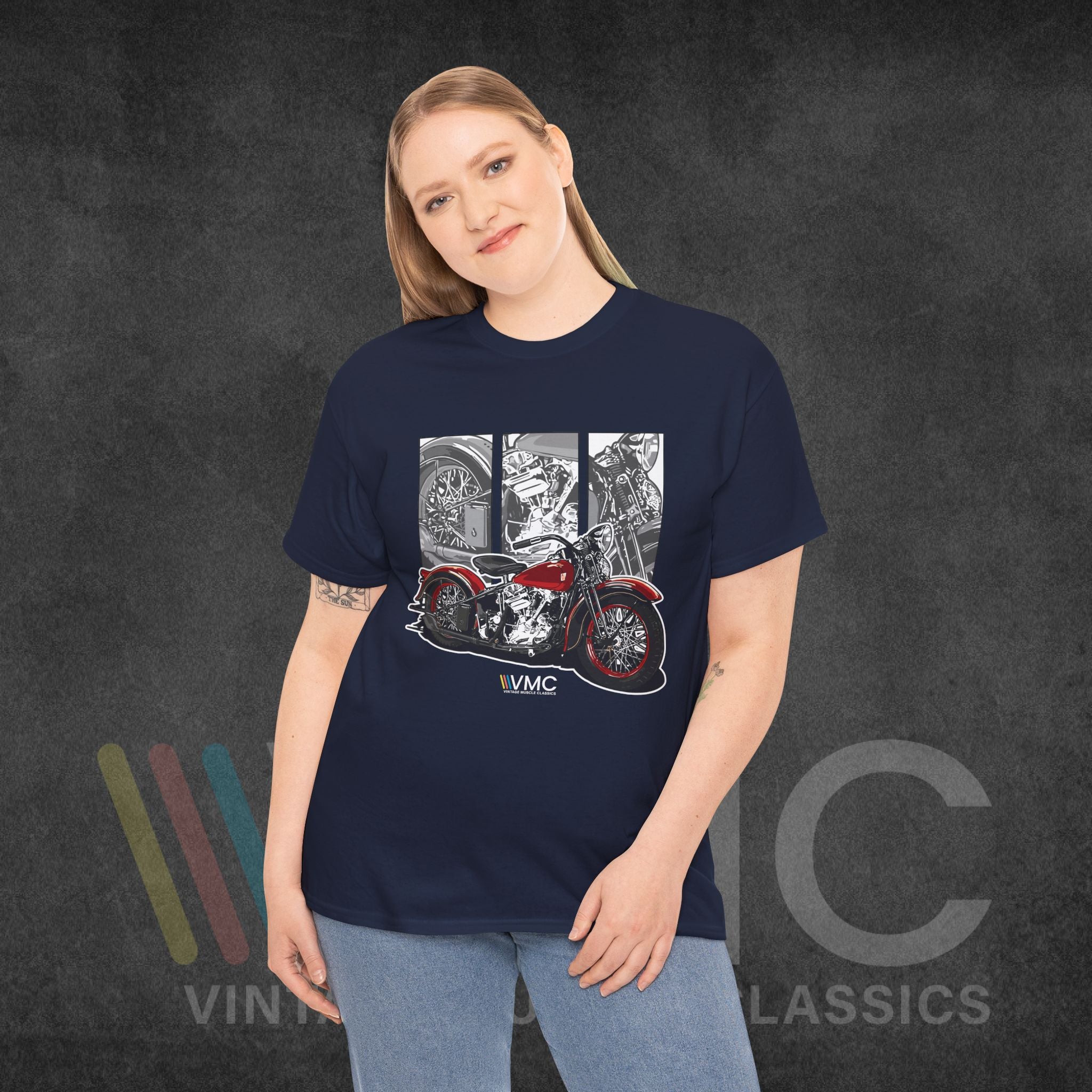 Classic Motorcycle - Unisex Heavy Cotton Tee