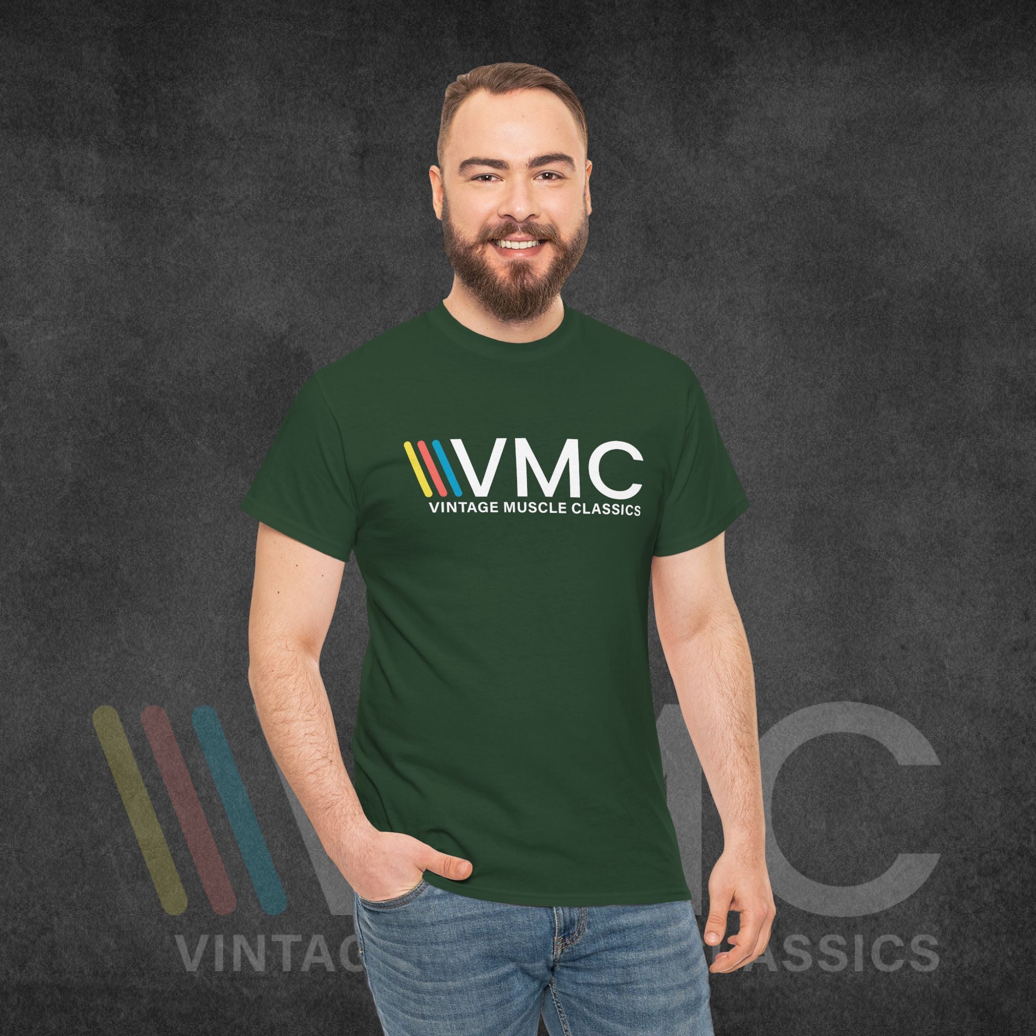 Vintage Muscle Classics - Unisex Heavy Cotton Tee