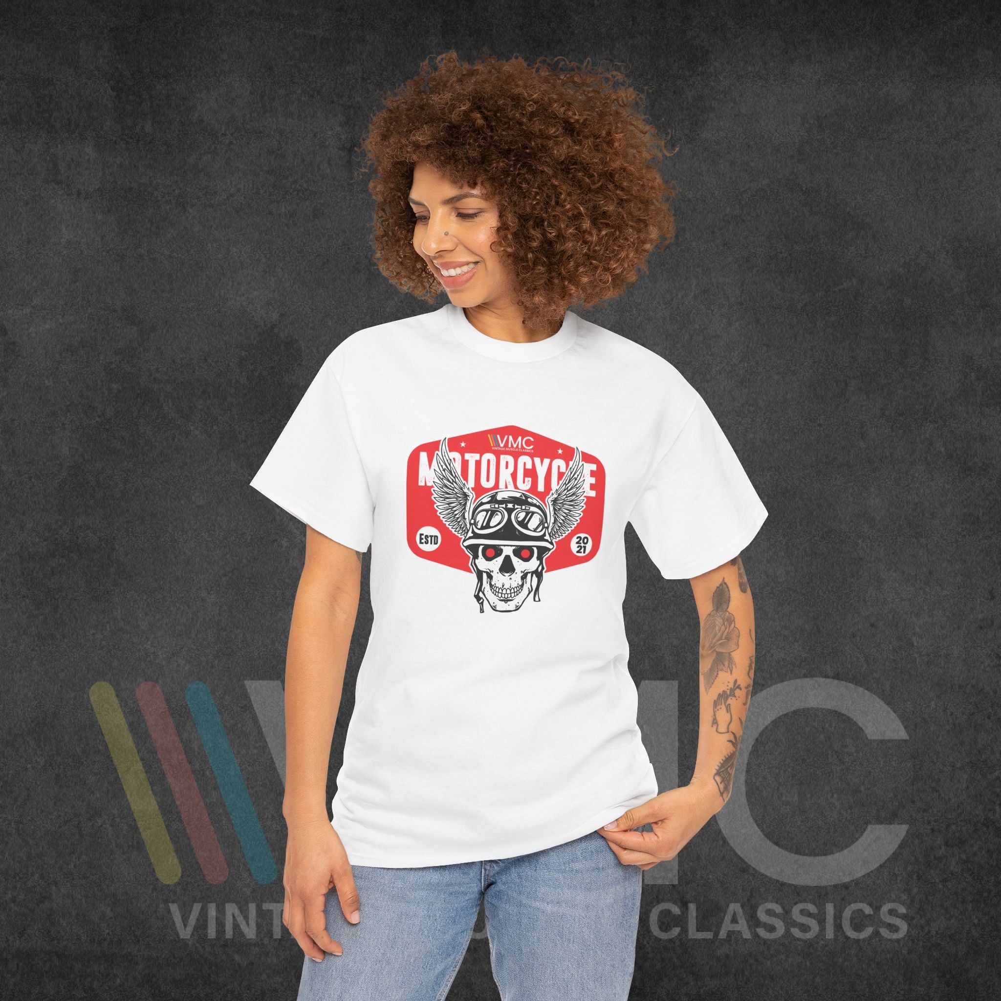 VMC Motorcycle - Unisex Heavy Cotton Tee