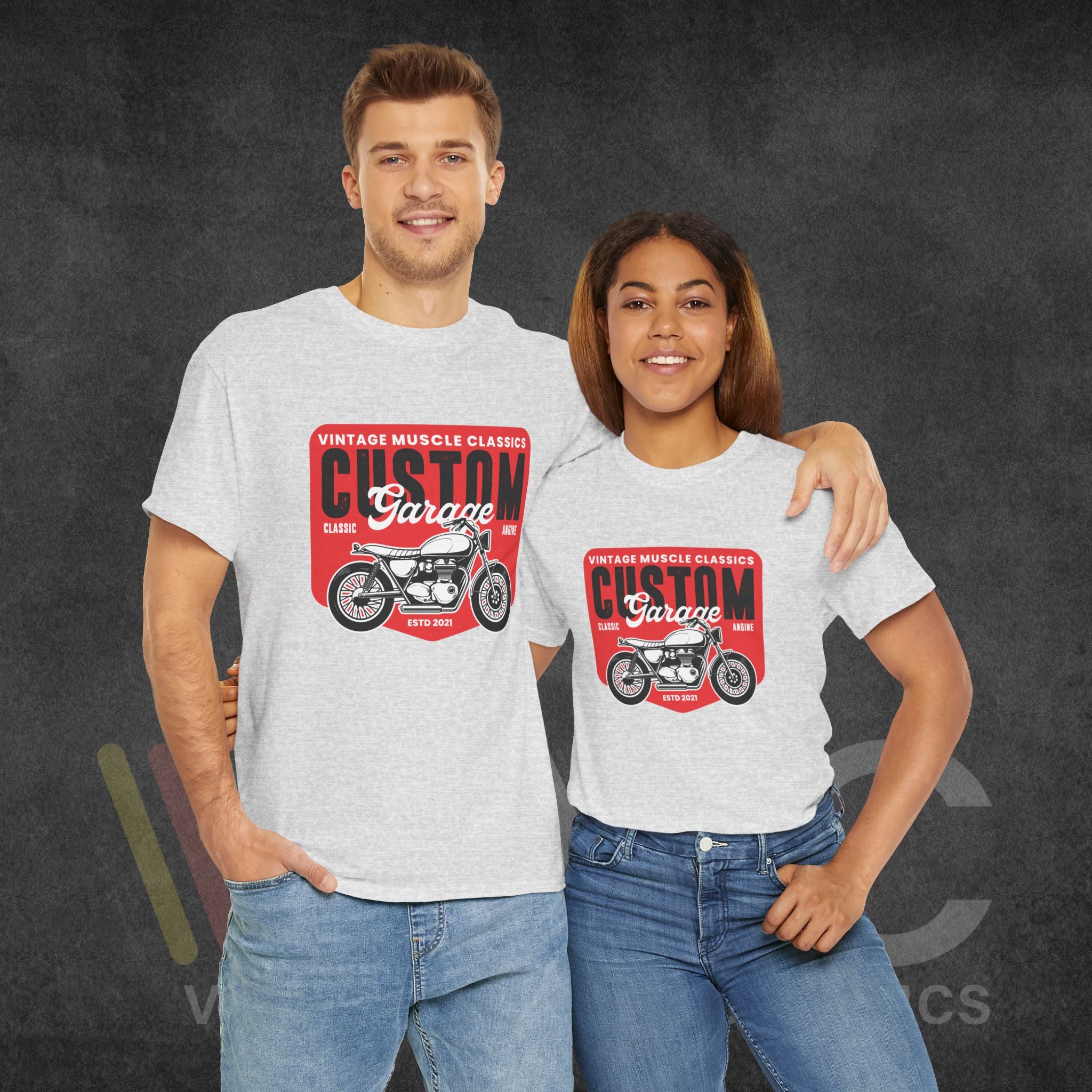 CMV Motorcycle - Unisex Heavy Cotton Tee