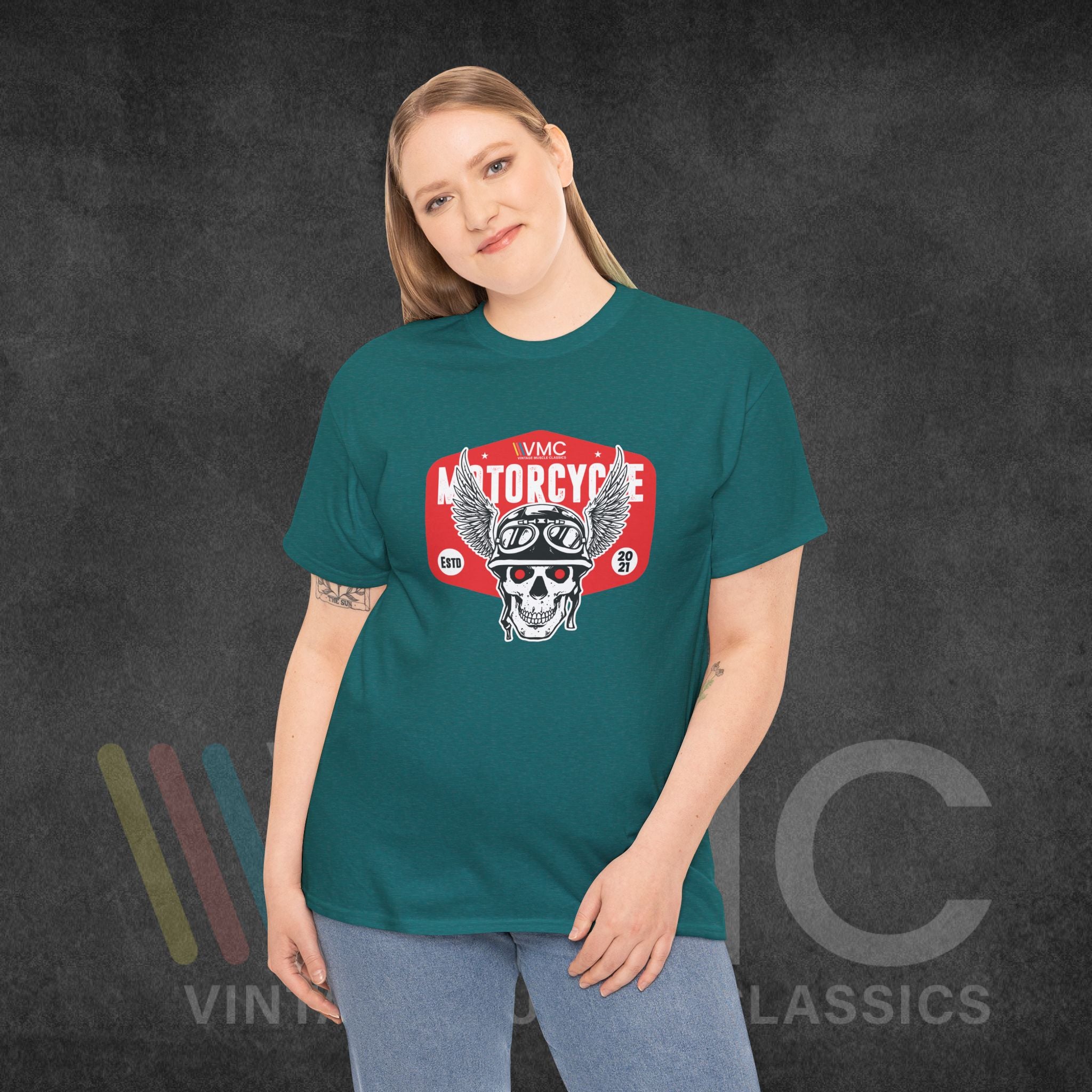 VMC Motorcycle - Unisex Heavy Cotton Tee