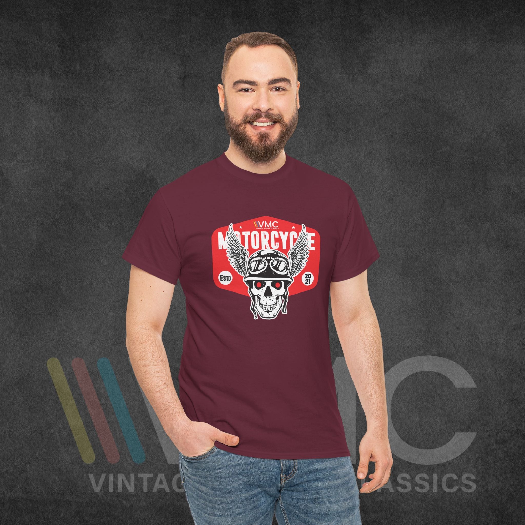 VMC Motorcycle - Unisex Heavy Cotton Tee