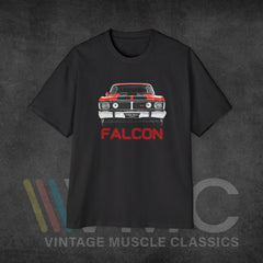 Falcon XY (Red) - Men's Heavy Oversized Tee