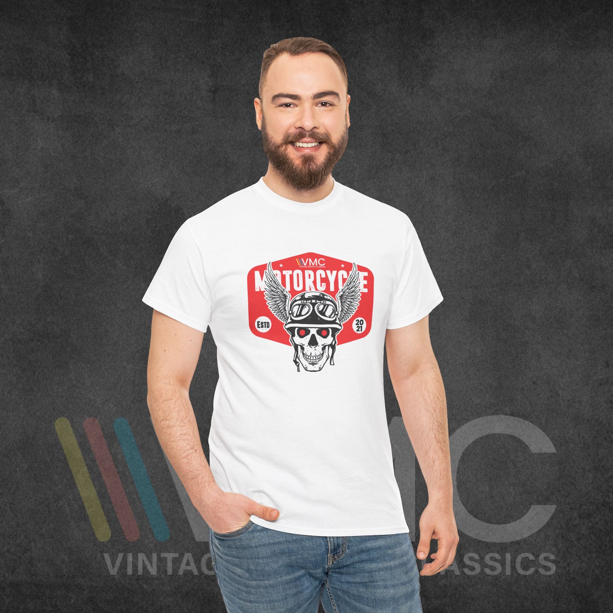 VMC Motorcycle - Unisex Heavy Cotton Tee