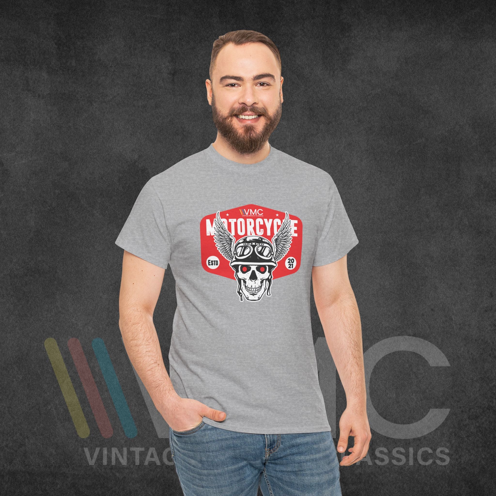 VMC Motorcycle - Unisex Heavy Cotton Tee