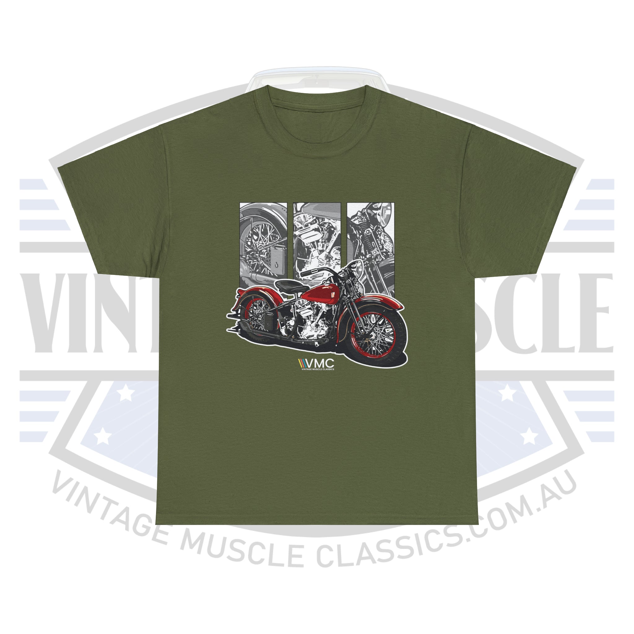 Classic Motorcycle - Unisex Heavy Cotton Tee