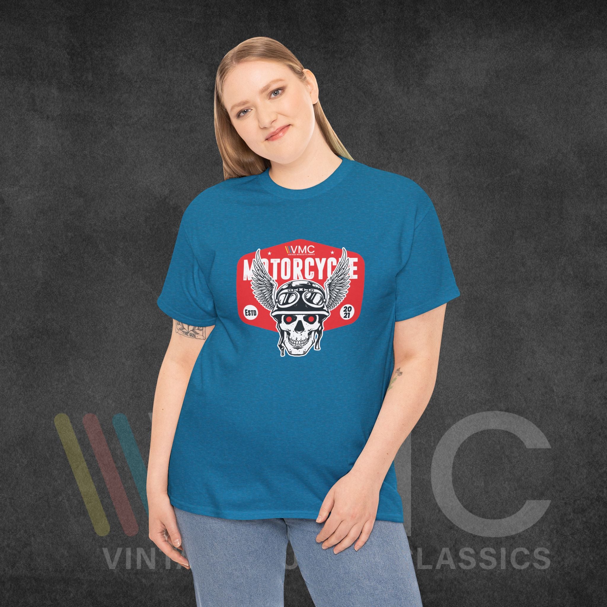 VMC Motorcycle - Unisex Heavy Cotton Tee