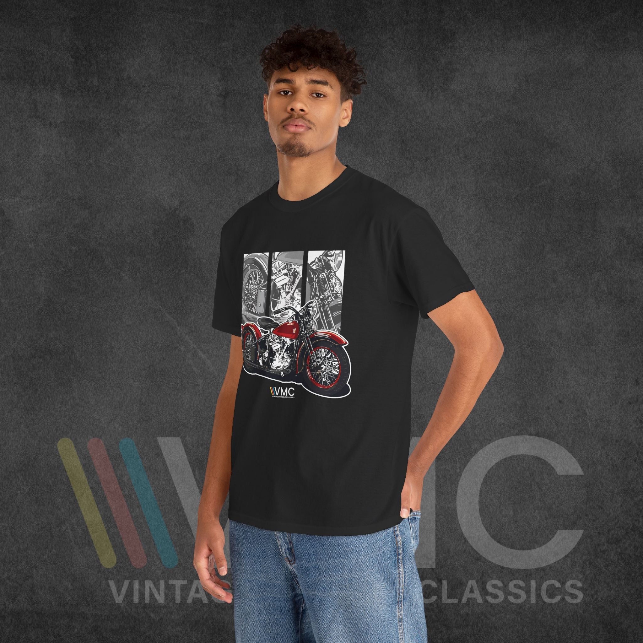 Classic Motorcycle - Unisex Heavy Cotton Tee