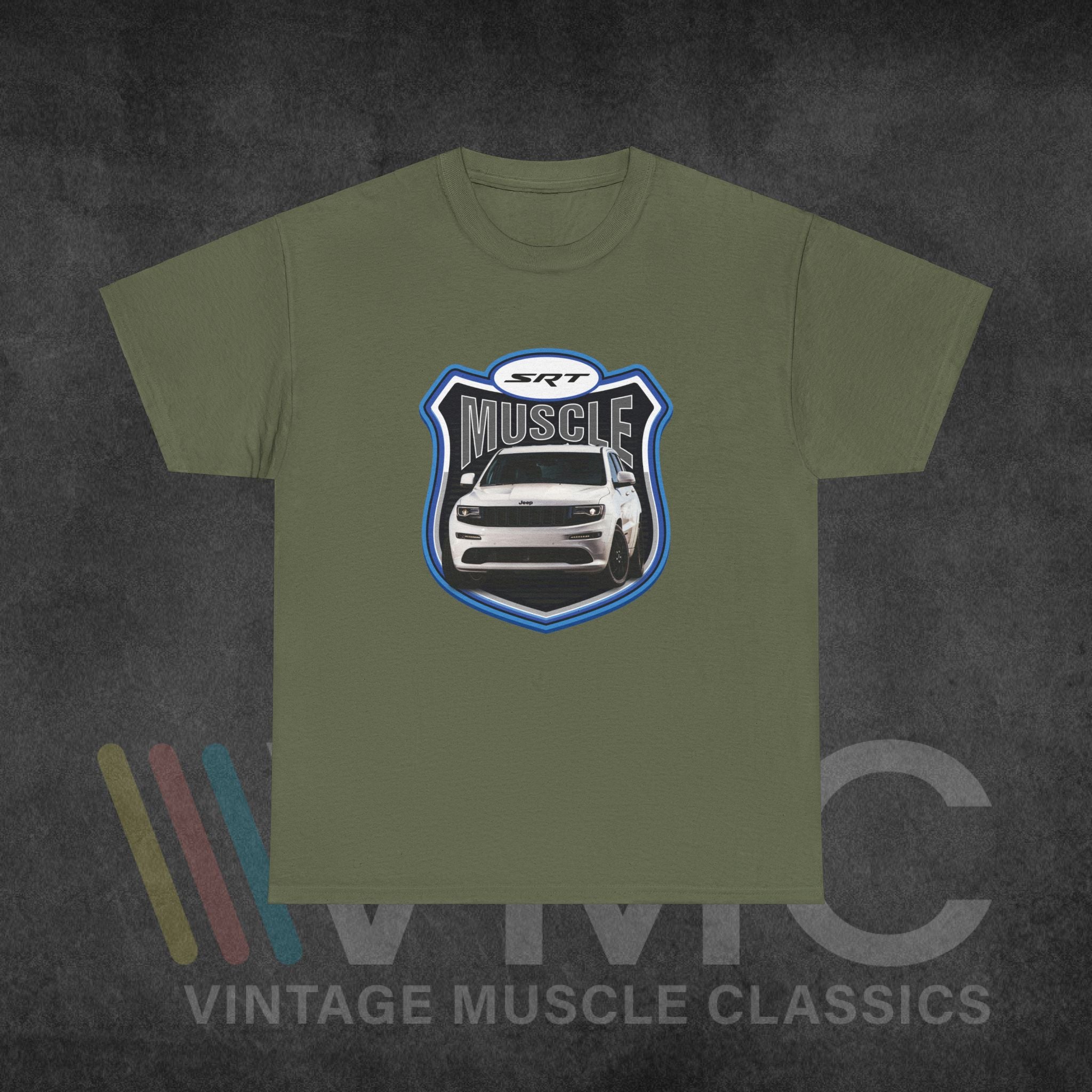 JEEP SRT Muscle - Unisex Heavy Cotton Tee