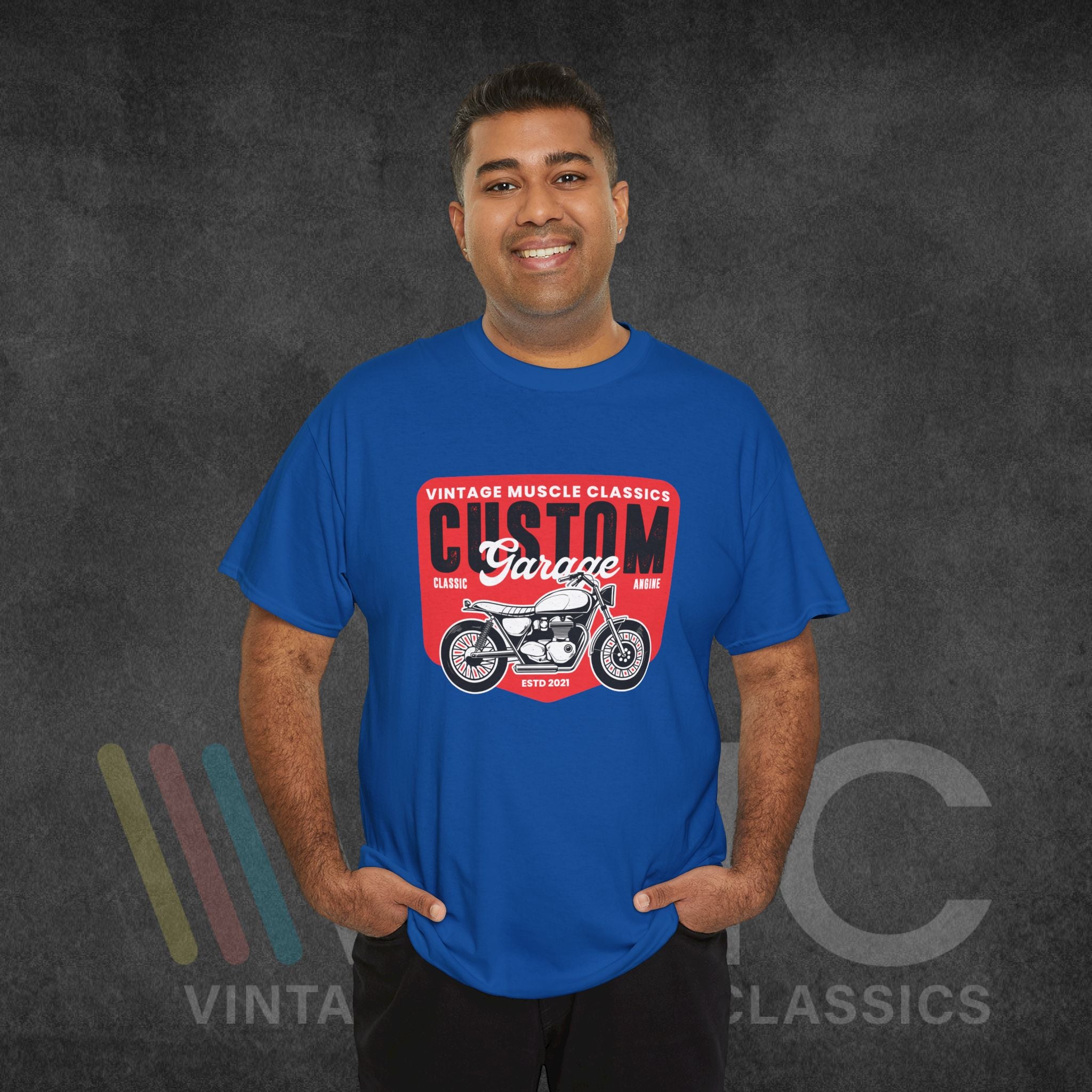 CMV Motorcycle - Unisex Heavy Cotton Tee