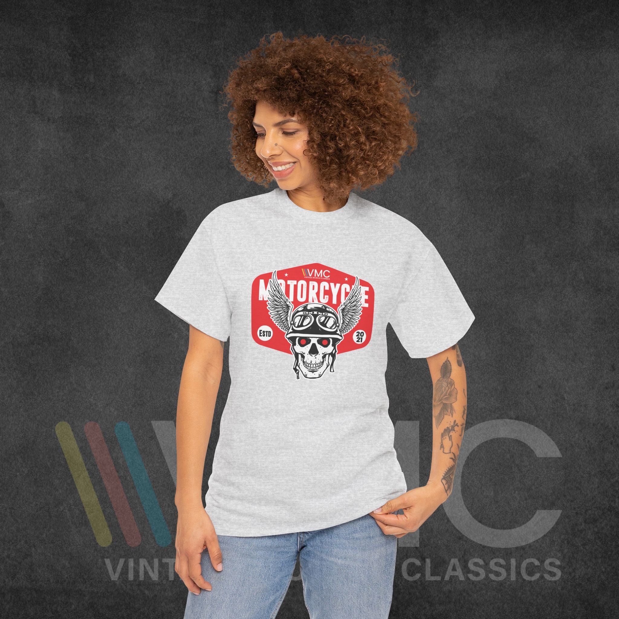 VMC Motorcycle - Unisex Heavy Cotton Tee