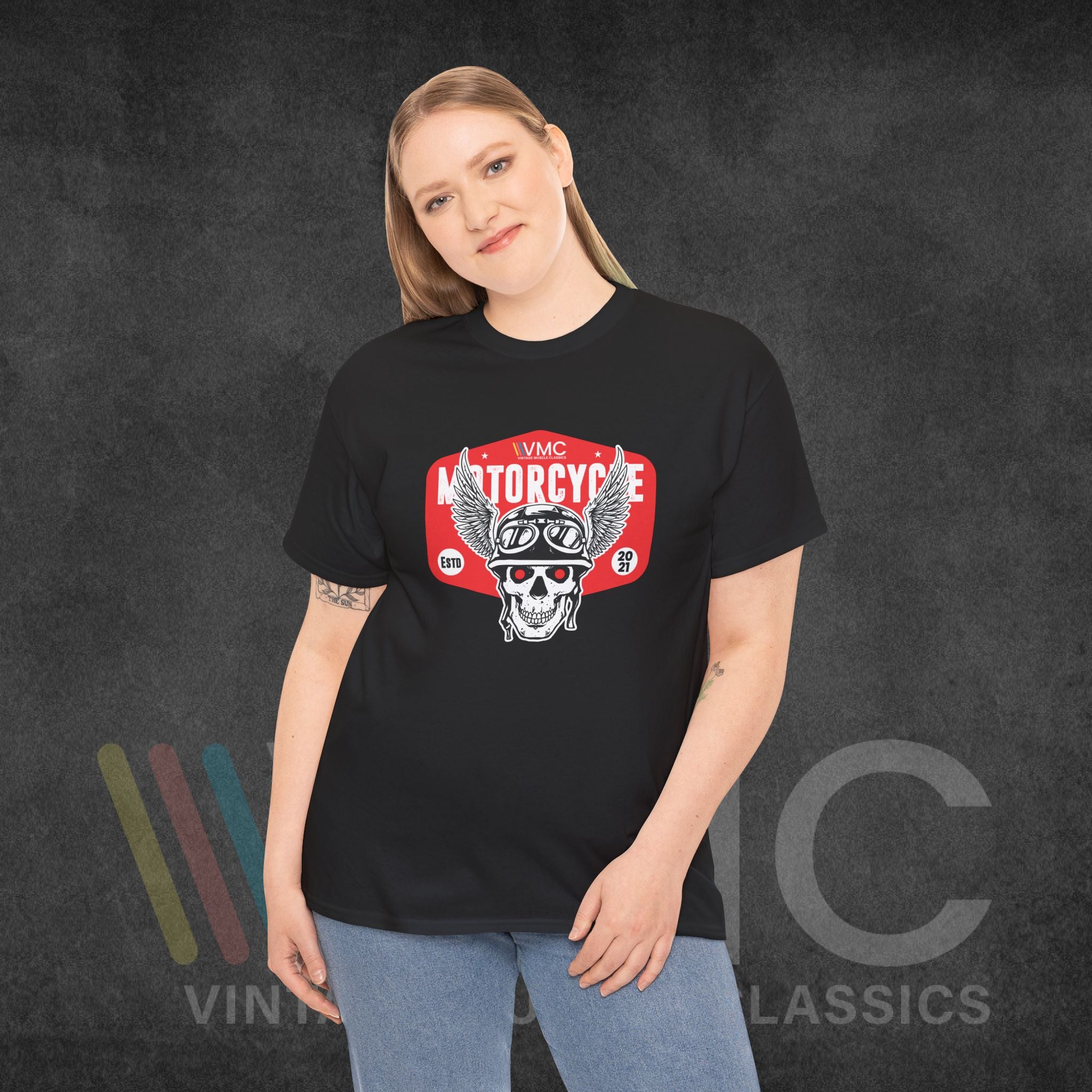 VMC Motorcycle - Unisex Heavy Cotton Tee