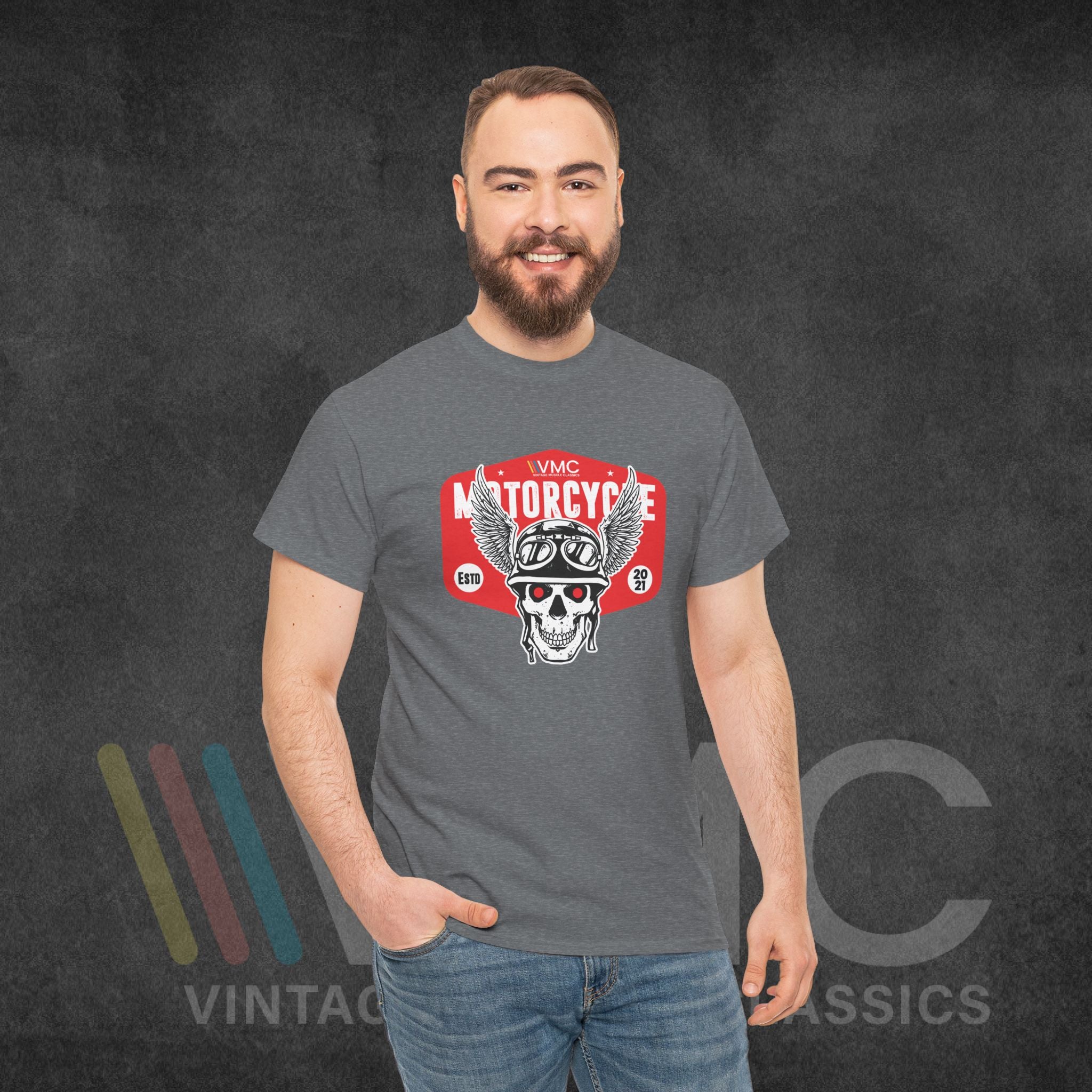 VMC Motorcycle - Unisex Heavy Cotton Tee