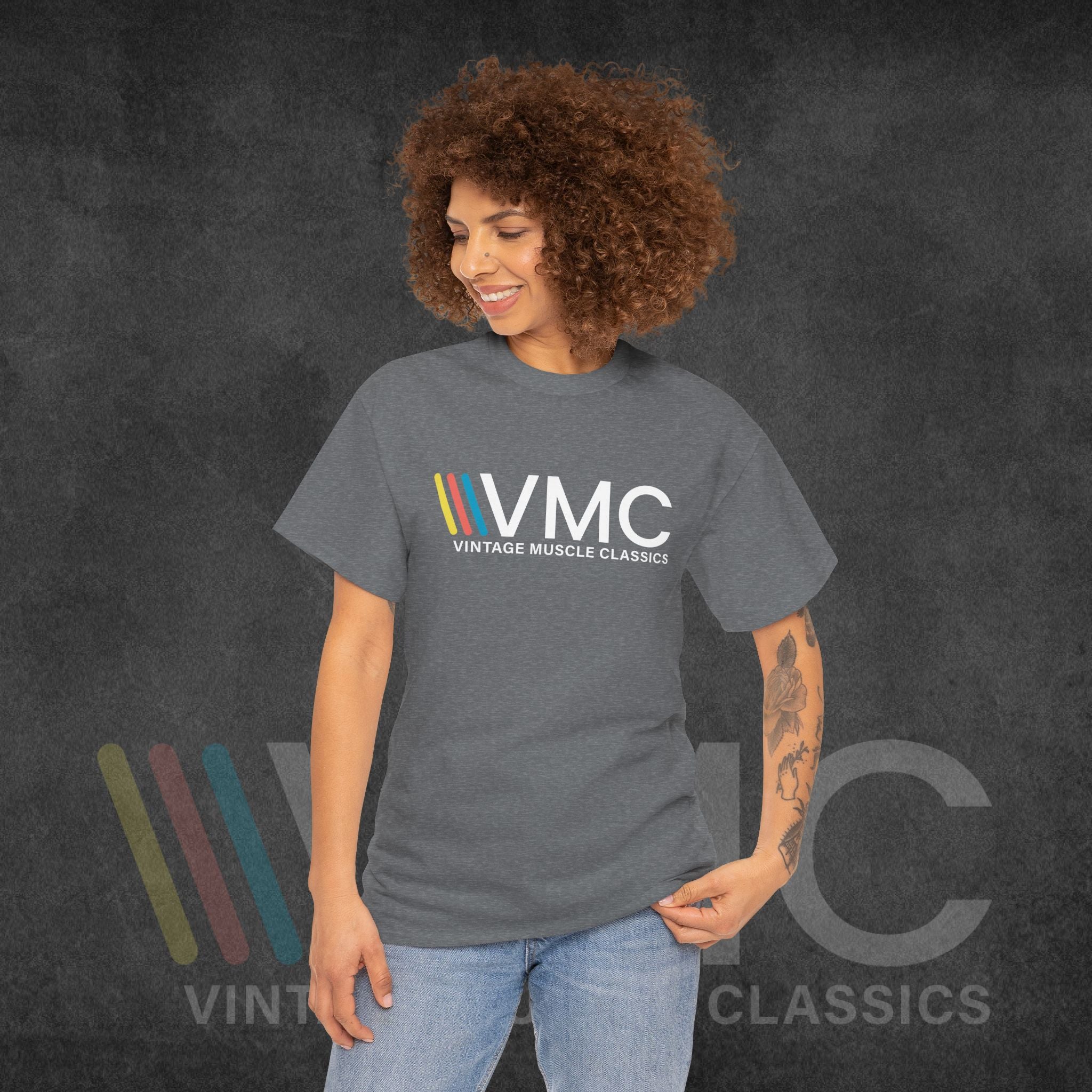 Vintage Muscle Classics - Unisex Heavy Cotton Tee