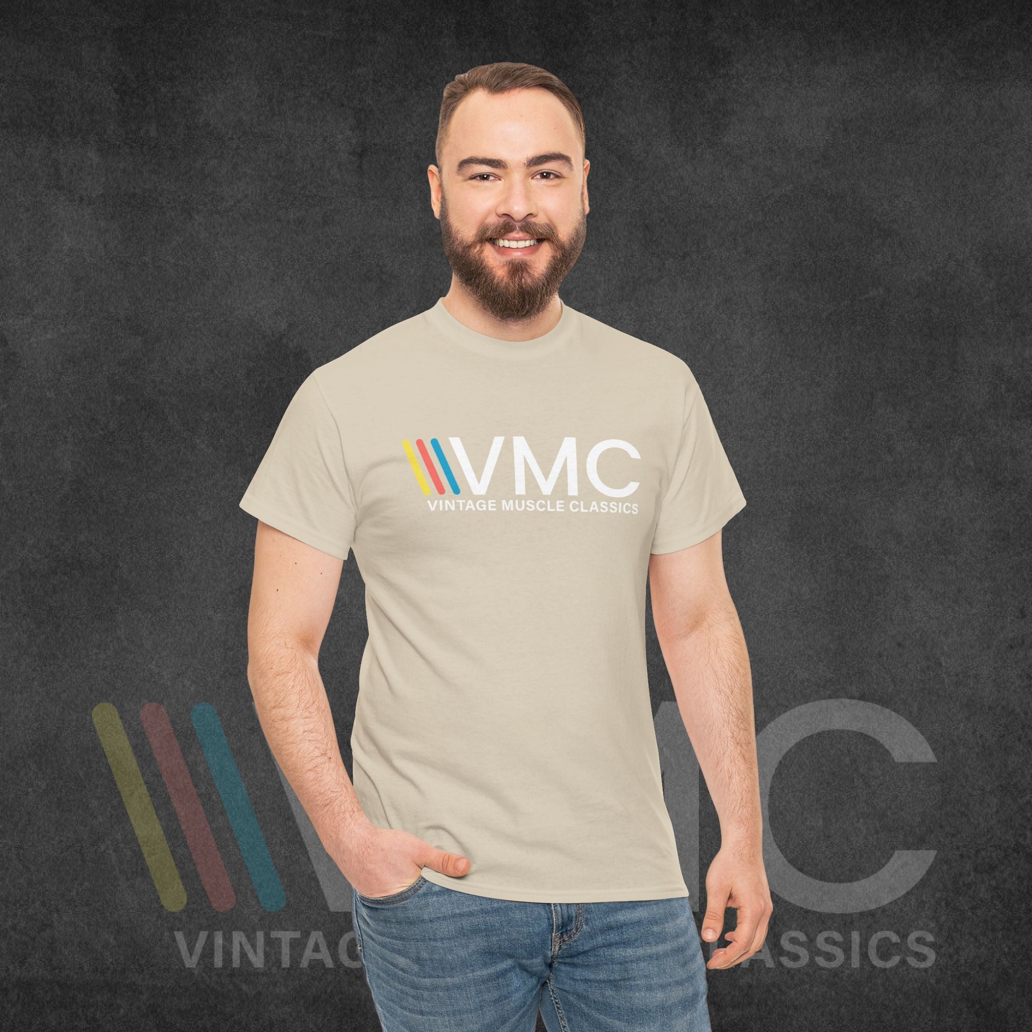 Vintage Muscle Classics - Unisex Heavy Cotton Tee