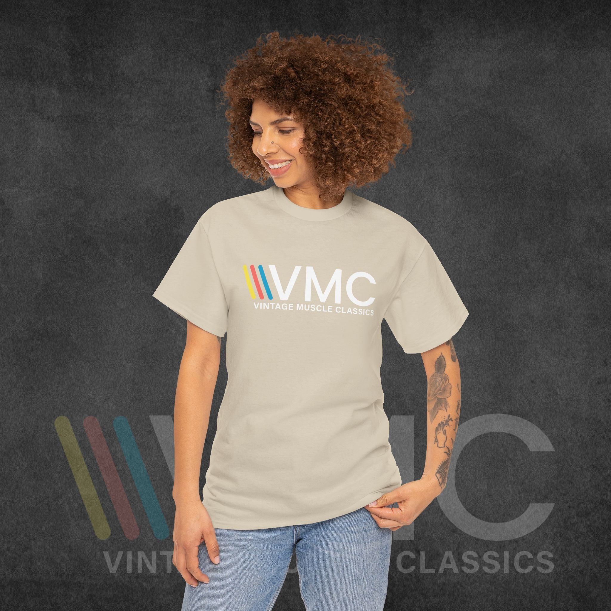 Vintage Muscle Classics - Unisex Heavy Cotton Tee