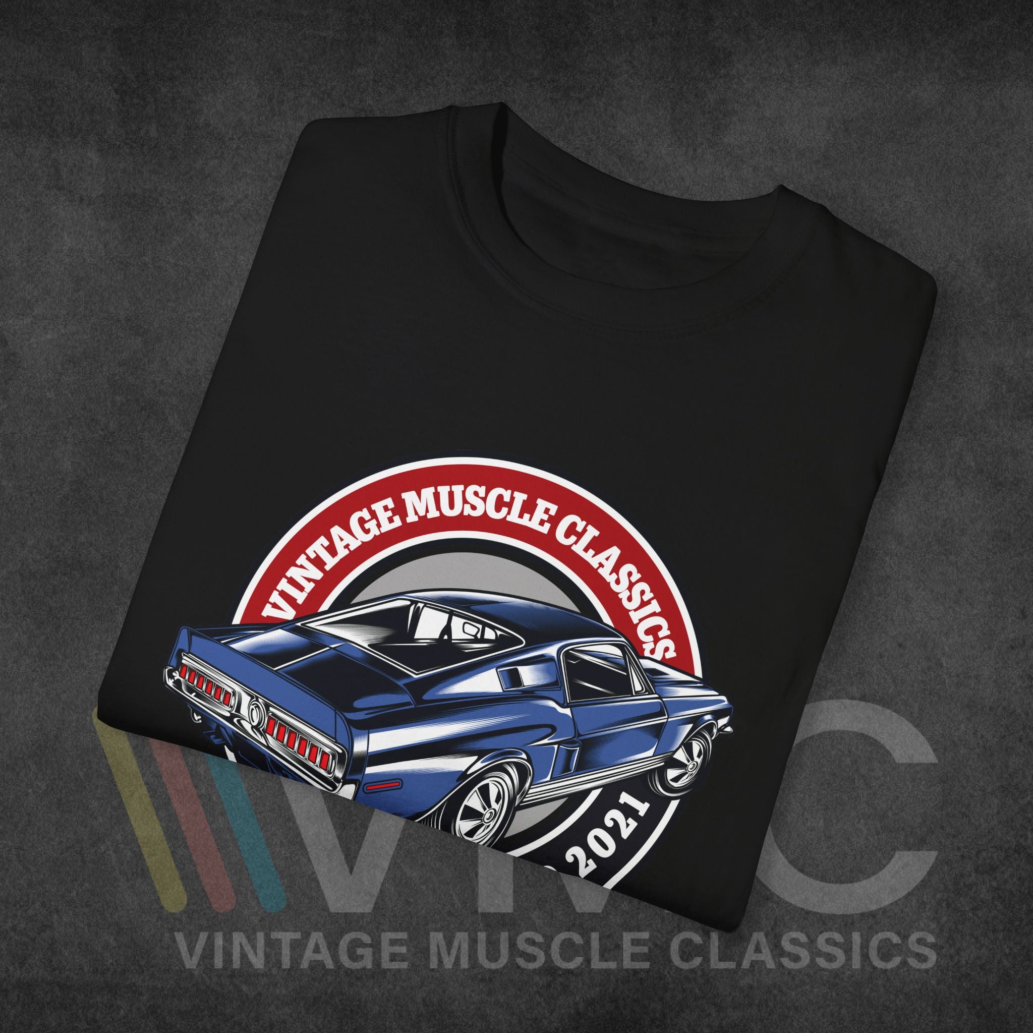 Vintage Muscle Classics - Unisex Garment-Dyed T-shirt