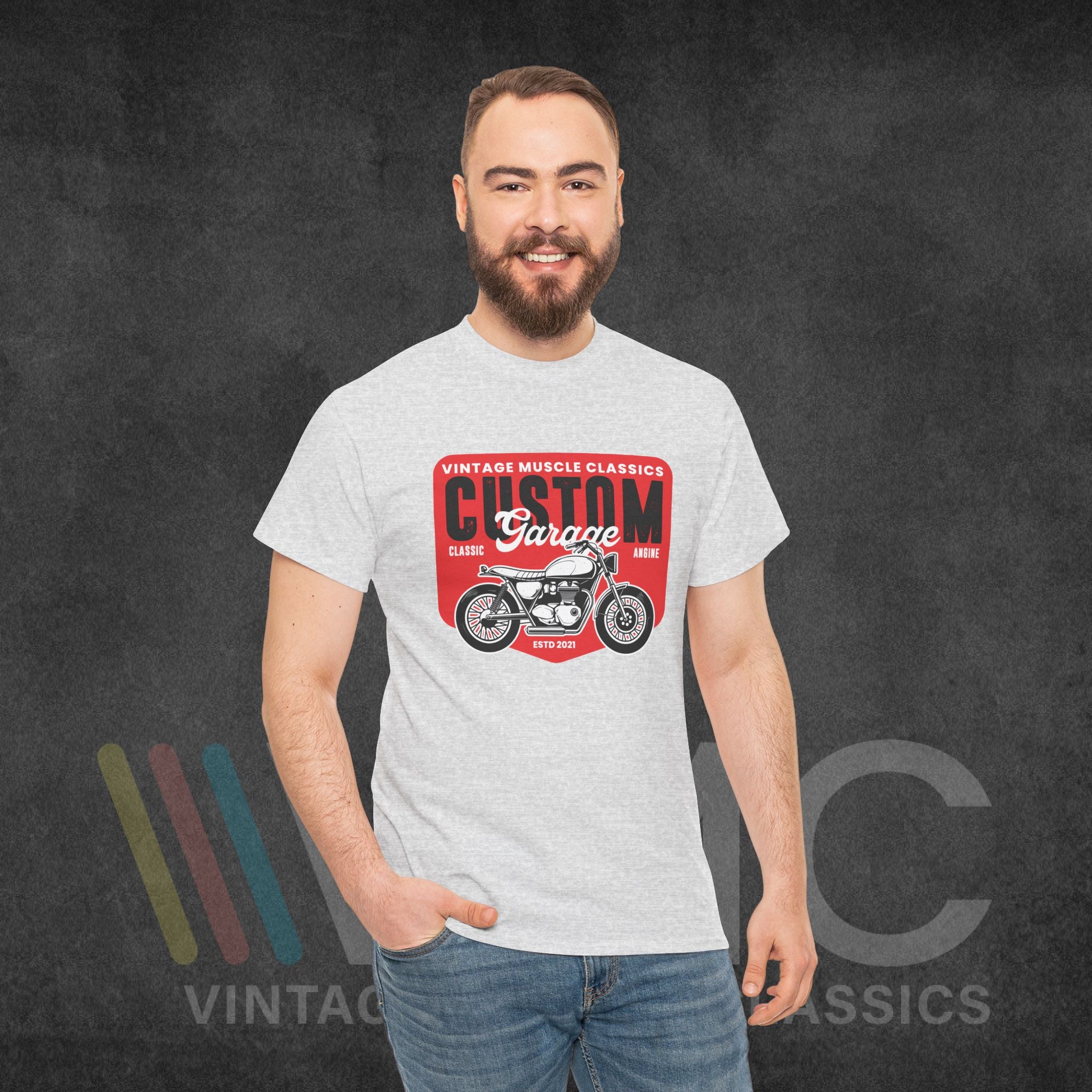 CMV Motorcycle - Unisex Heavy Cotton Tee