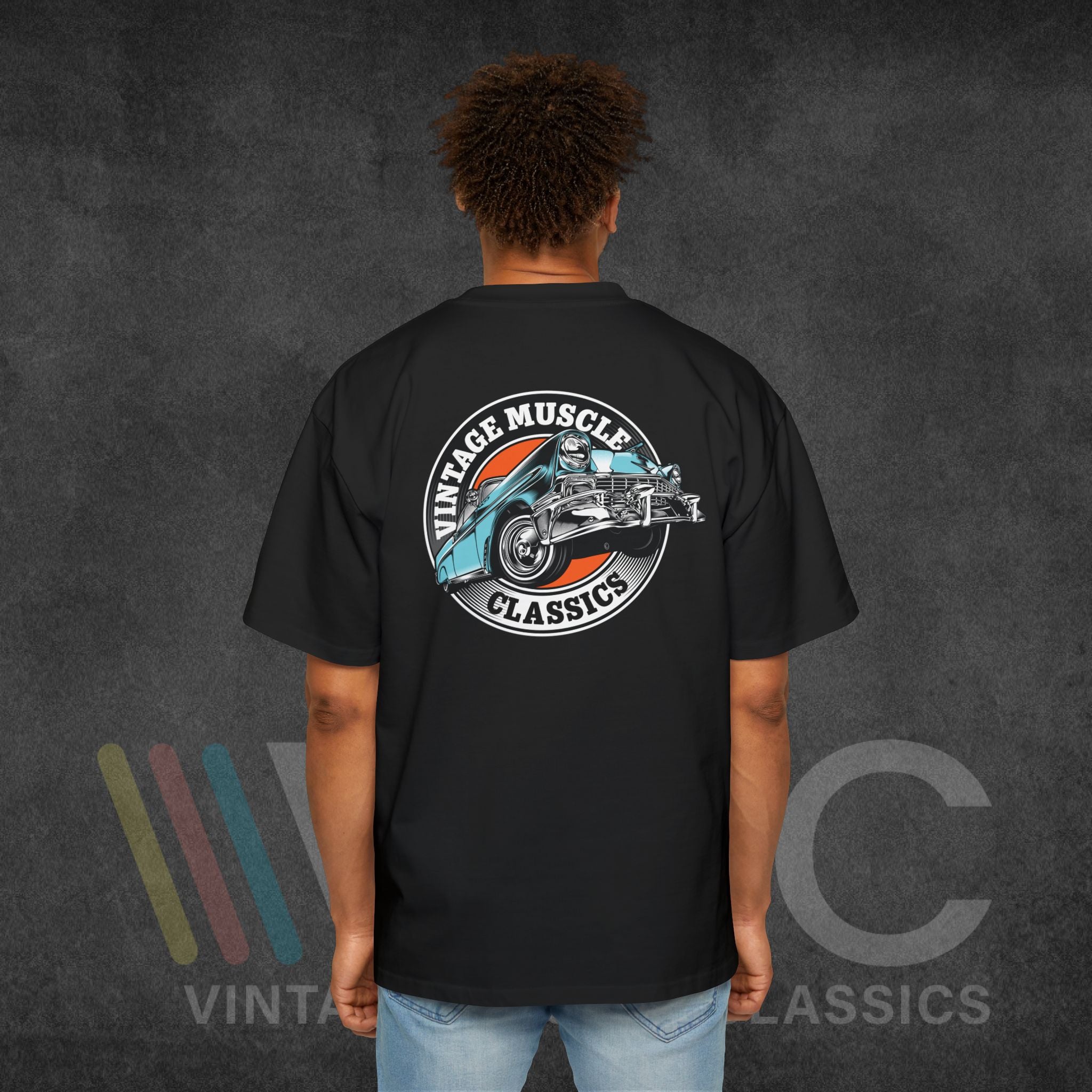 Vintage Muscle Classics - Men's Heavy Oversized Tee