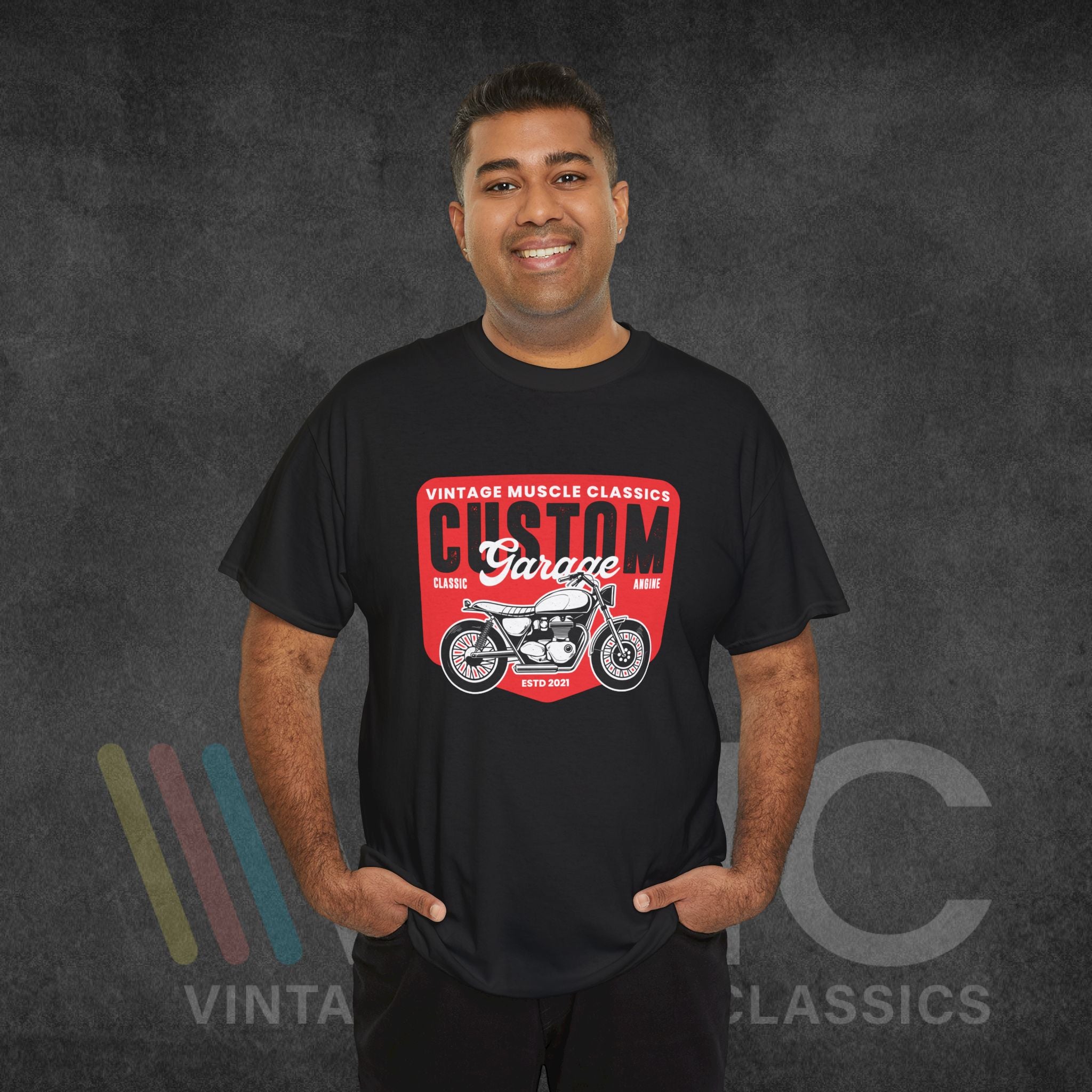 CMV Motorcycle - Unisex Heavy Cotton Tee