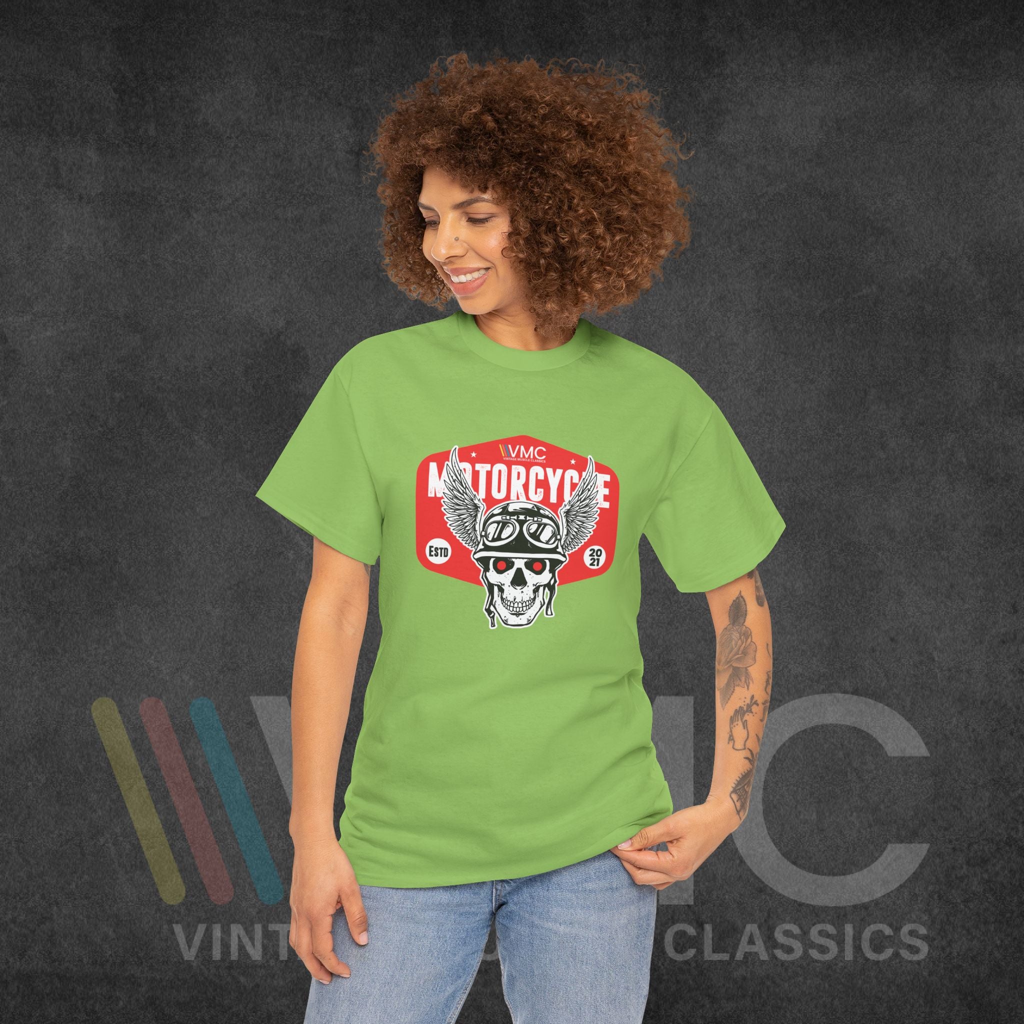 VMC Motorcycle - Unisex Heavy Cotton Tee