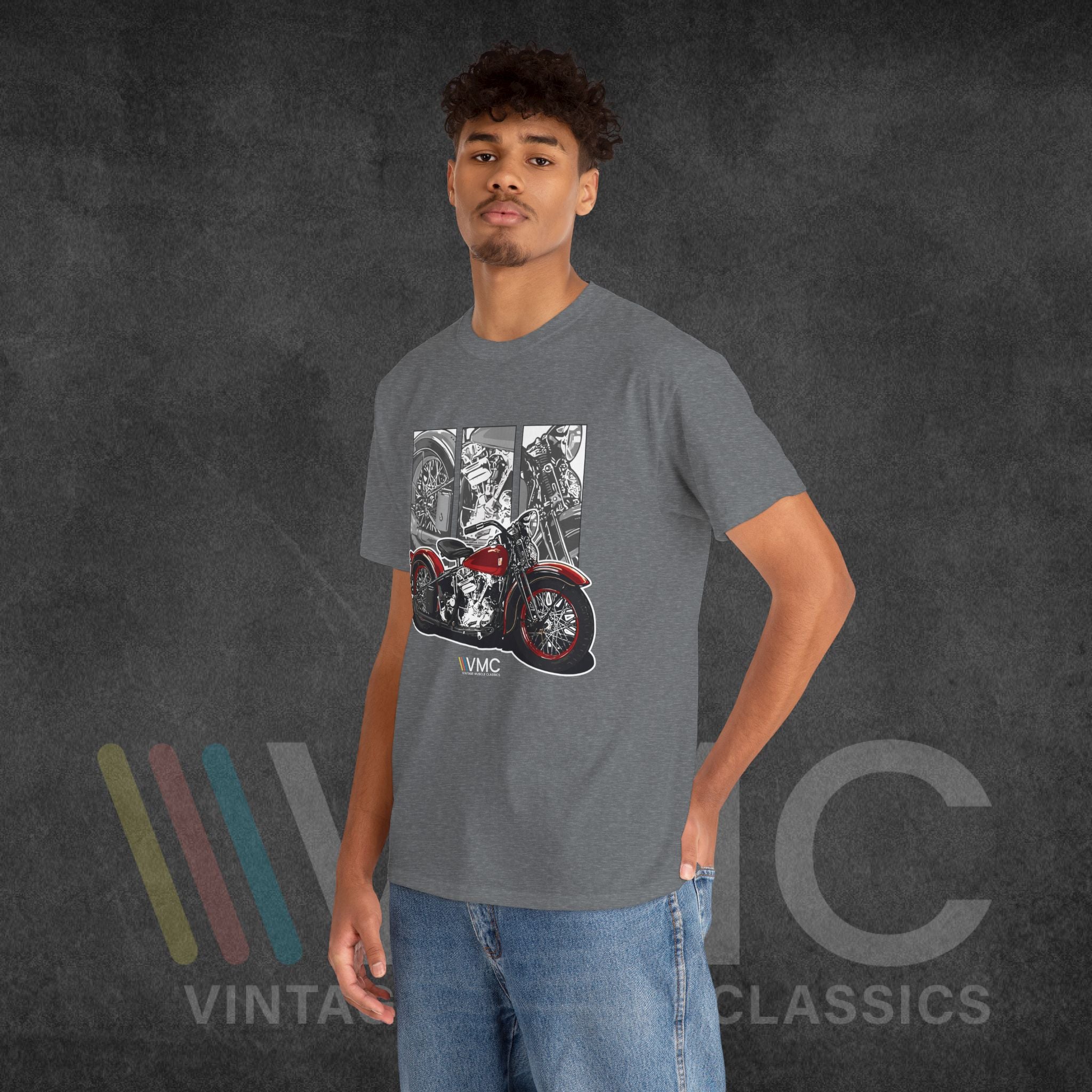 Classic Motorcycle - Unisex Heavy Cotton Tee