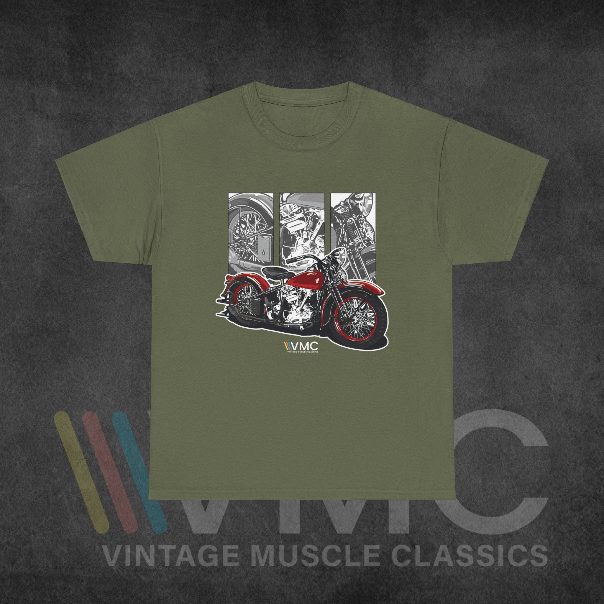 Classic Motorcycle - Unisex Heavy Cotton Tee