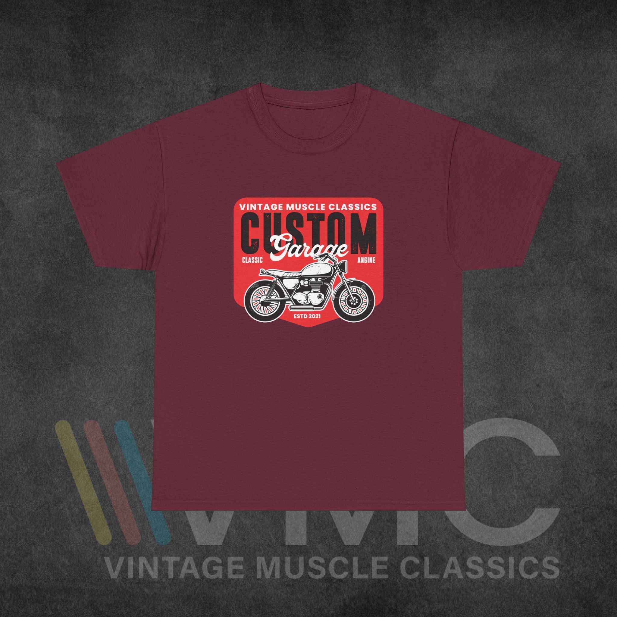 CMV Motorcycle - Unisex Heavy Cotton Tee