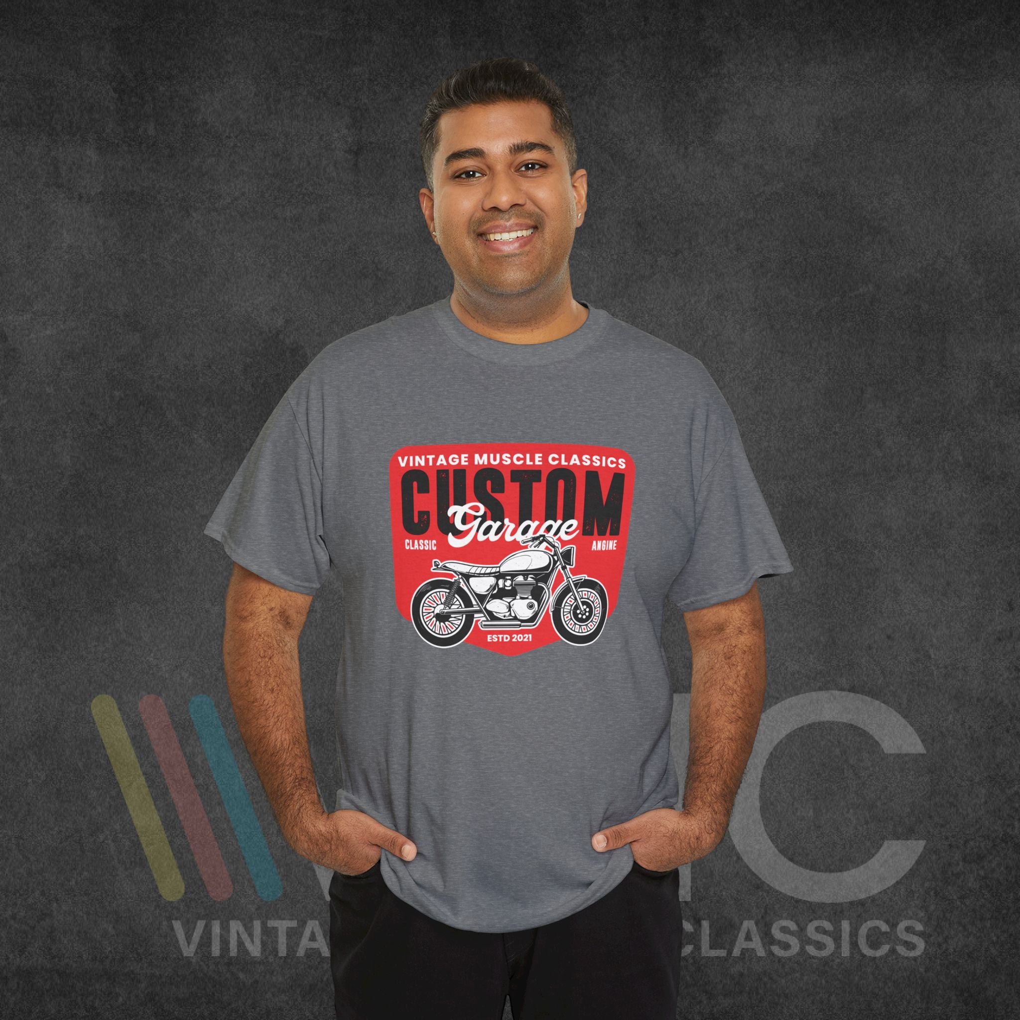 CMV Motorcycle - Unisex Heavy Cotton Tee