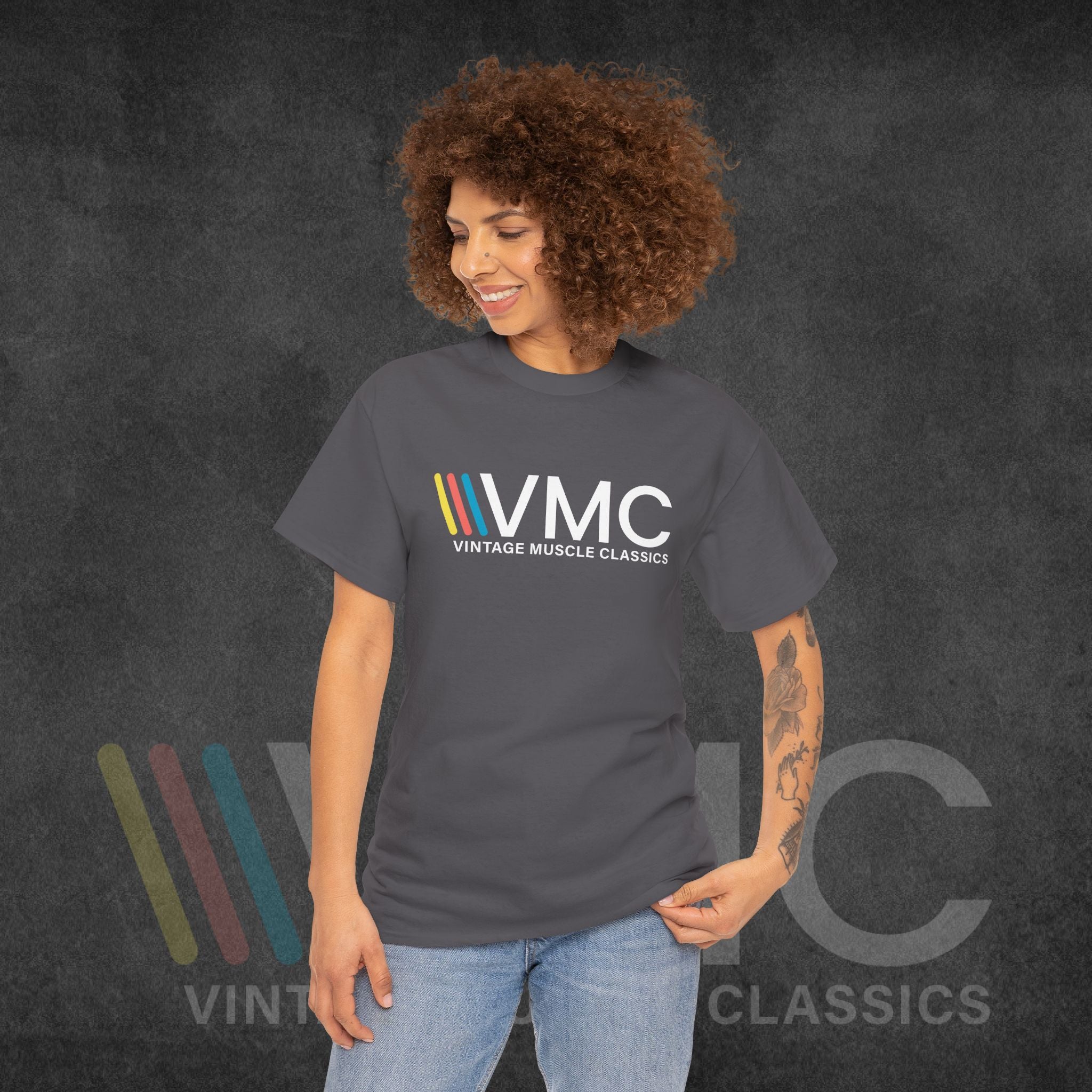 Vintage Muscle Classics - Unisex Heavy Cotton Tee