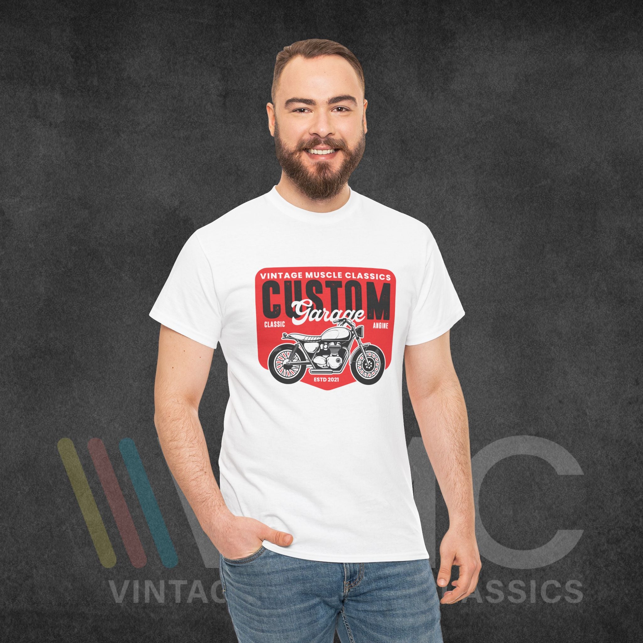 CMV Motorcycle - Unisex Heavy Cotton Tee