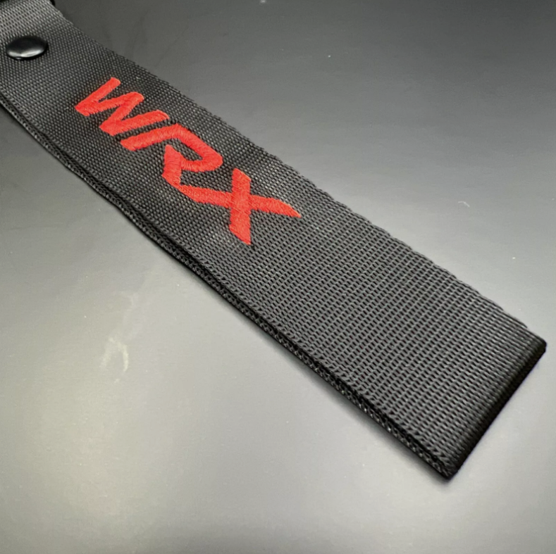 Subaru WRX Key Chain Key Ring Doubled Sided red & Black