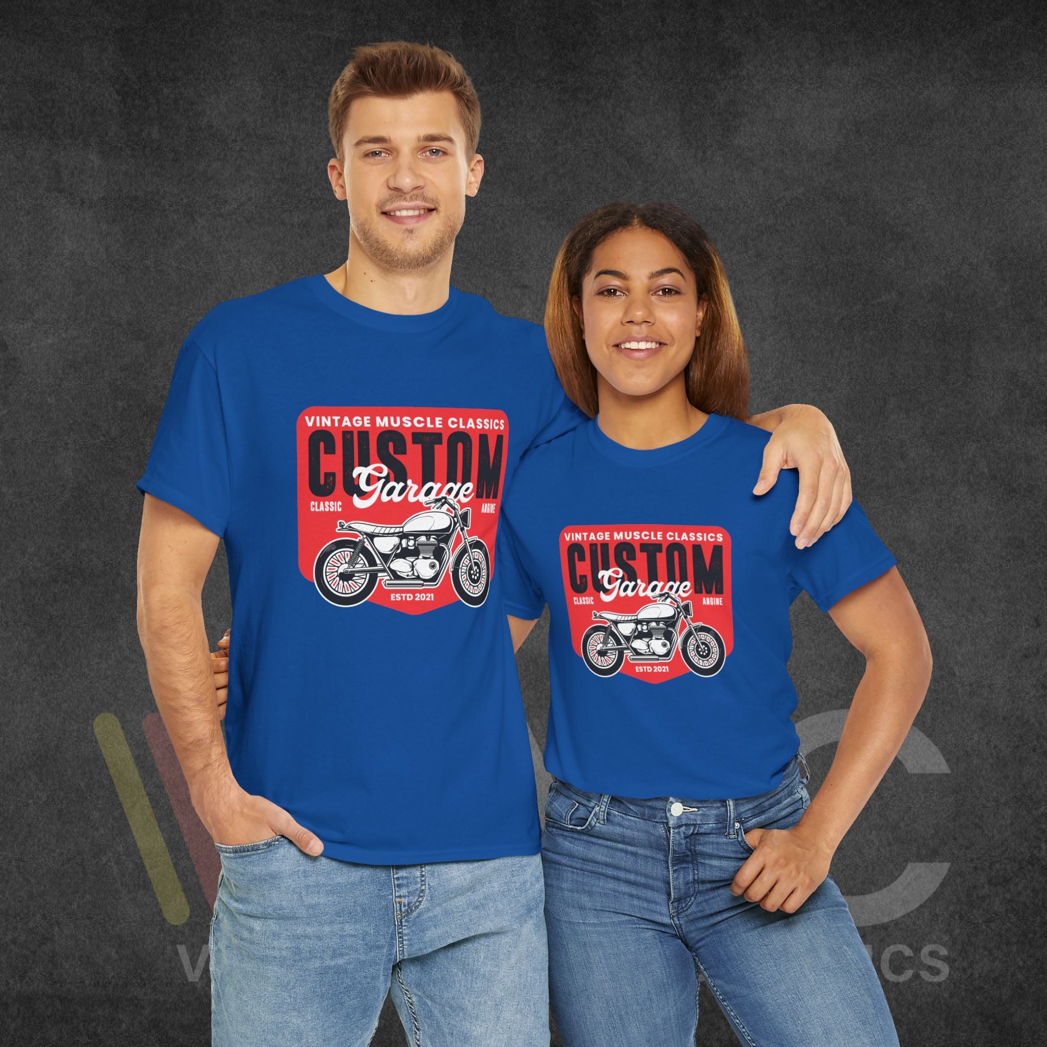 CMV Motorcycle - Unisex Heavy Cotton Tee