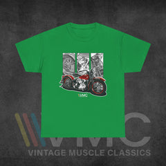 Classic Motorcycle - Unisex Heavy Cotton Tee