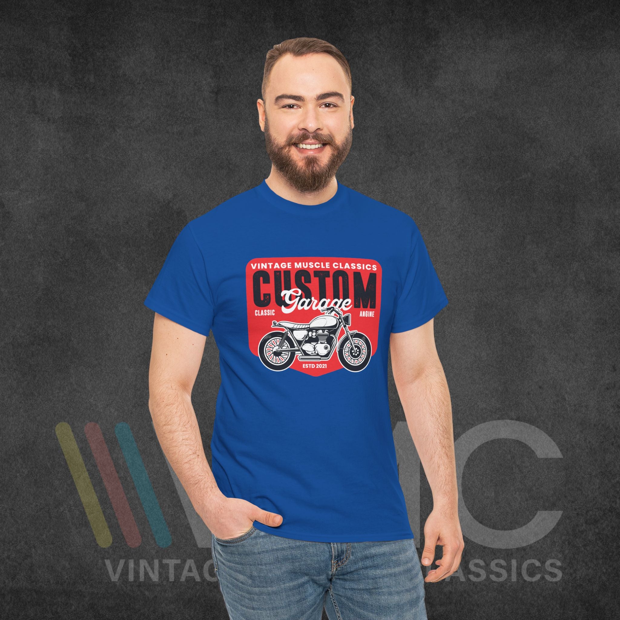 CMV Motorcycle - Unisex Heavy Cotton Tee