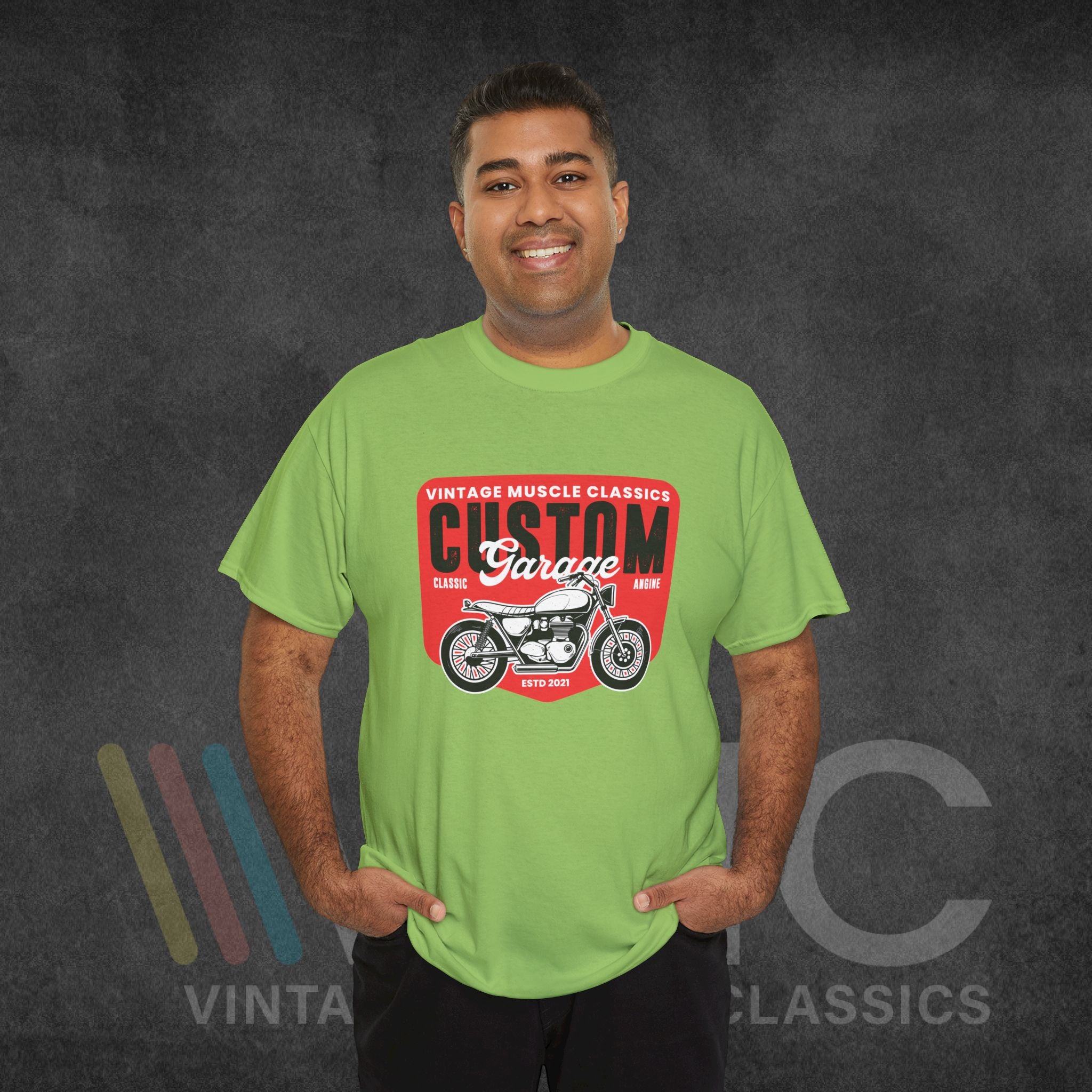 CMV Motorcycle - Unisex Heavy Cotton Tee