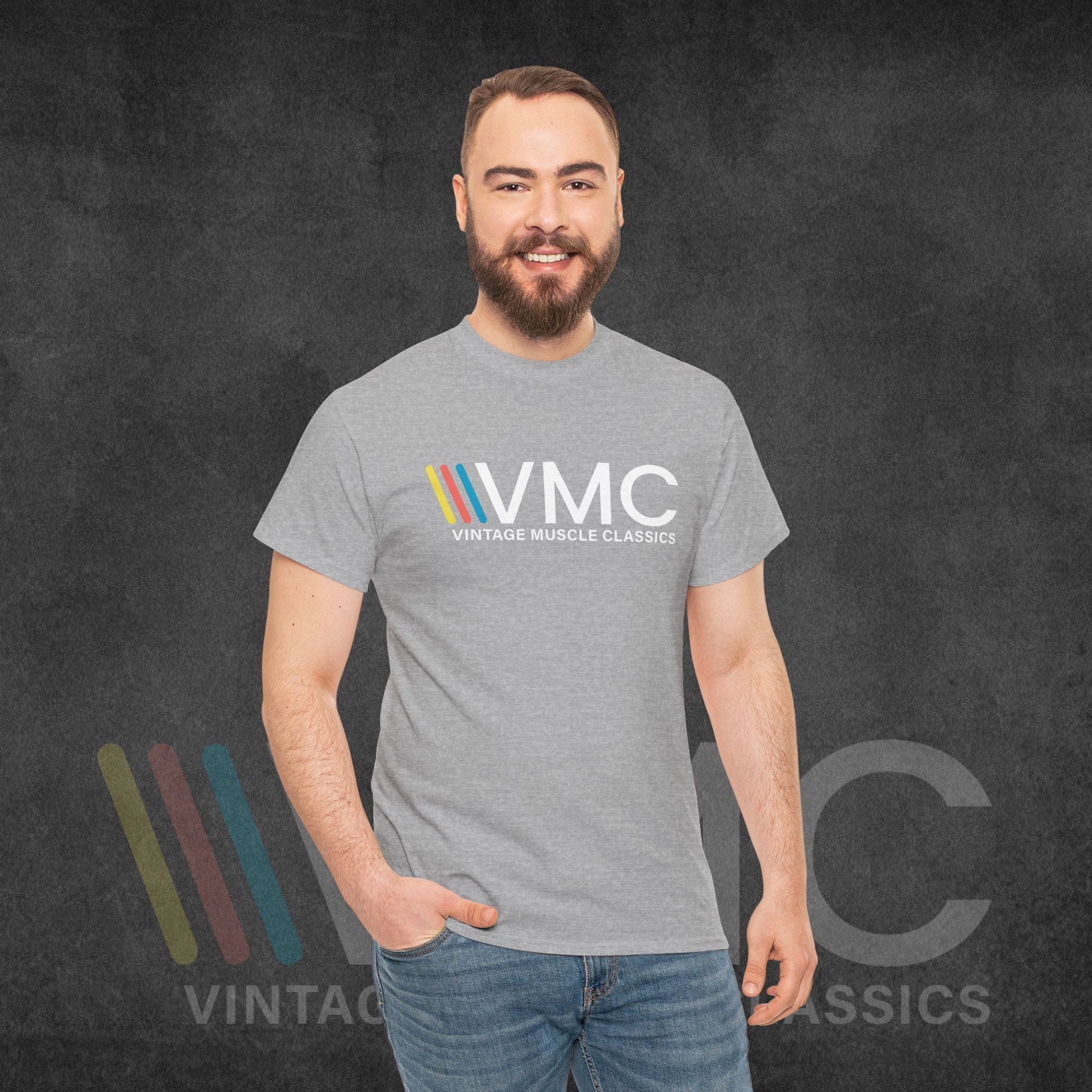 Vintage Muscle Classics - Unisex Heavy Cotton Tee