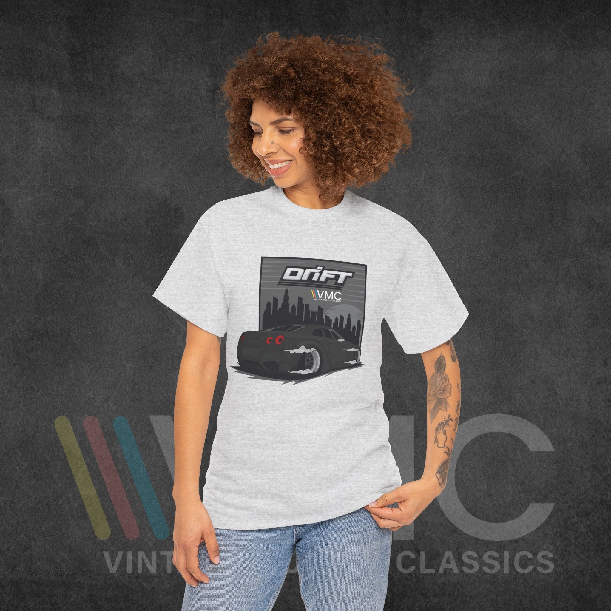 Skyline Drift - Unisex Heavy Cotton Tee