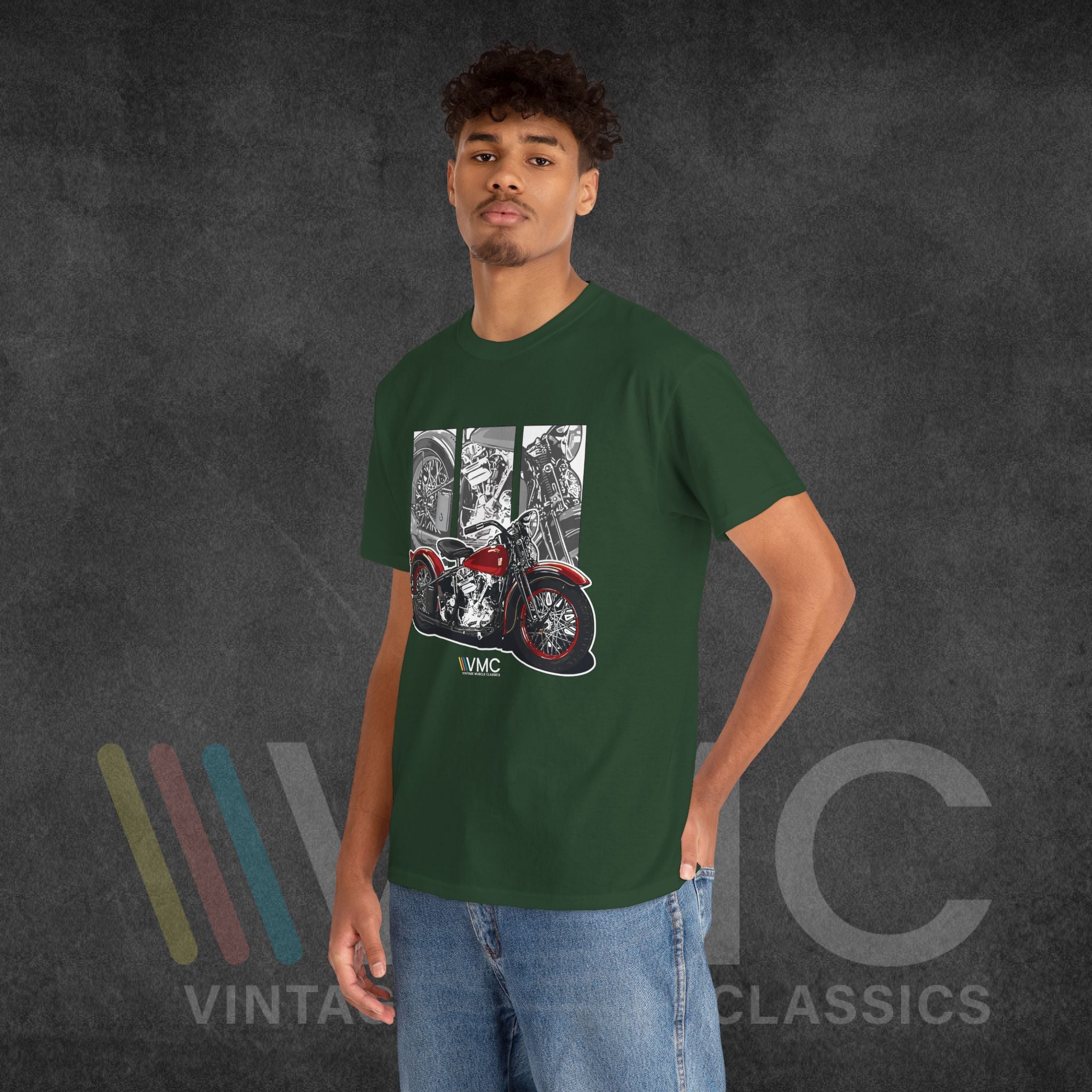 Classic Motorcycle - Unisex Heavy Cotton Tee