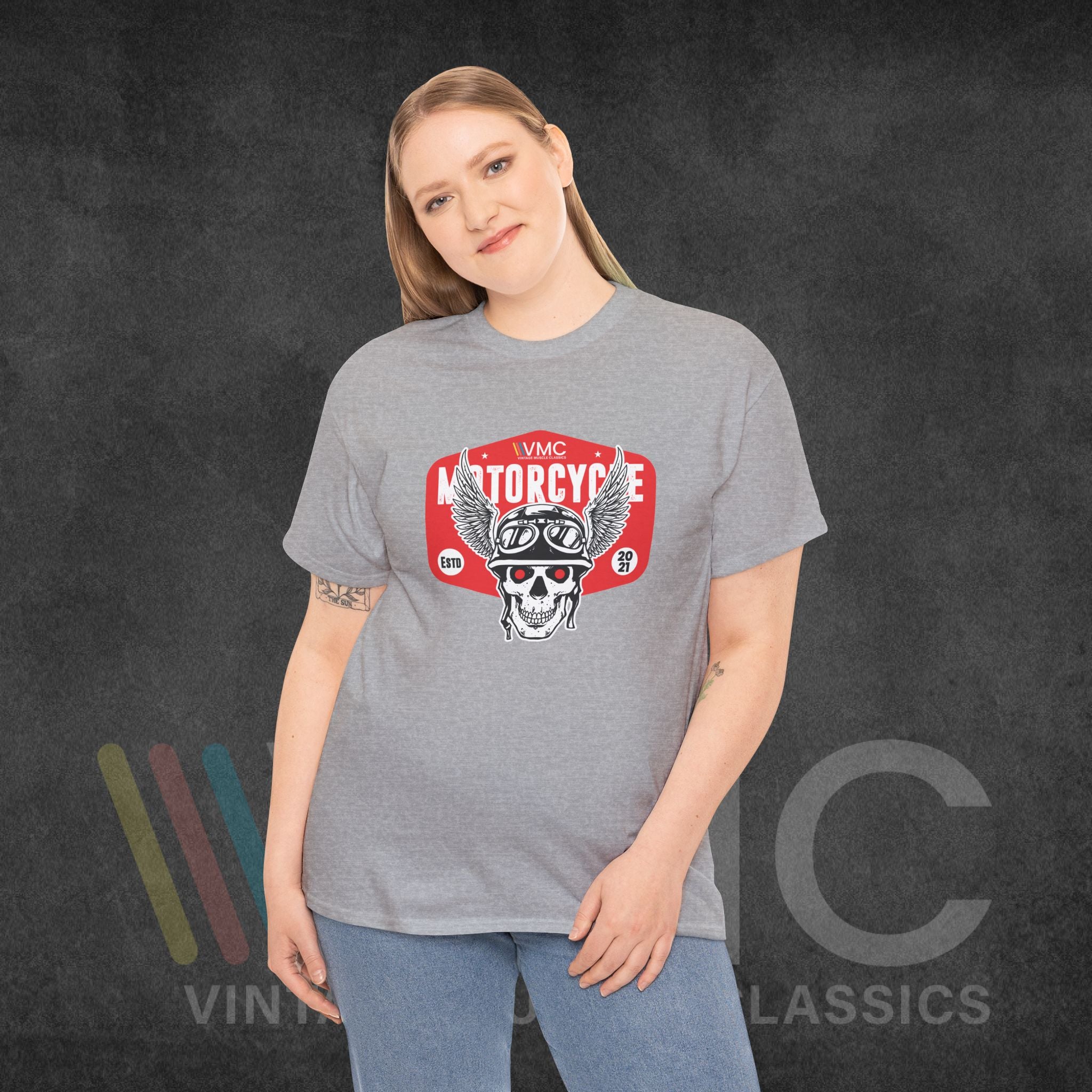 VMC Motorcycle - Unisex Heavy Cotton Tee