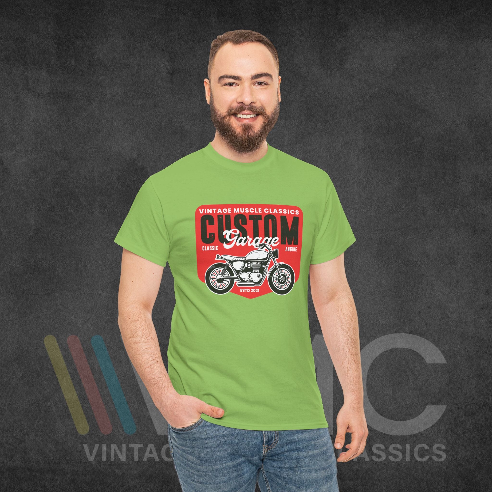 CMV Motorcycle - Unisex Heavy Cotton Tee